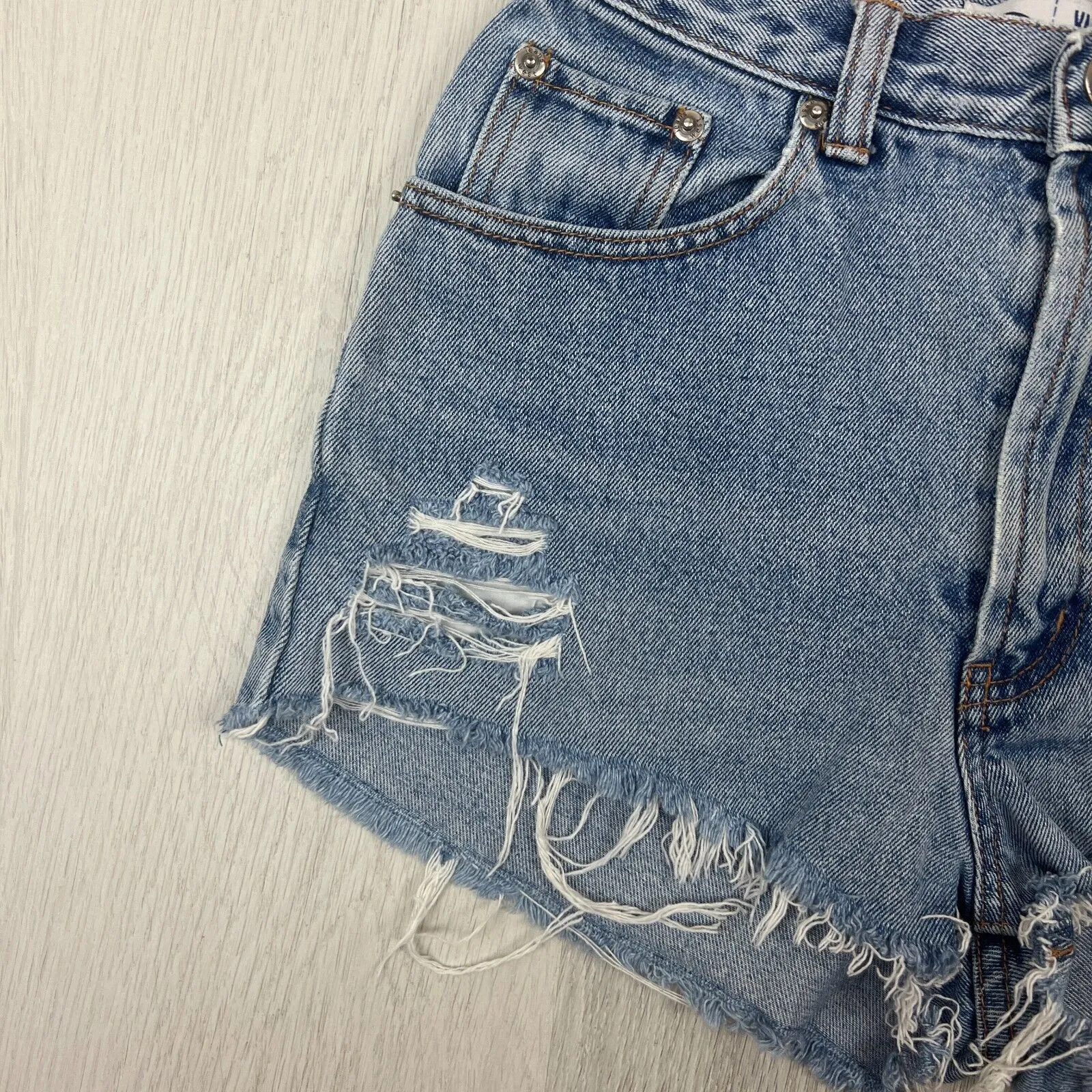 Jeanswest Womens Distressed Denim Shorts Size 10