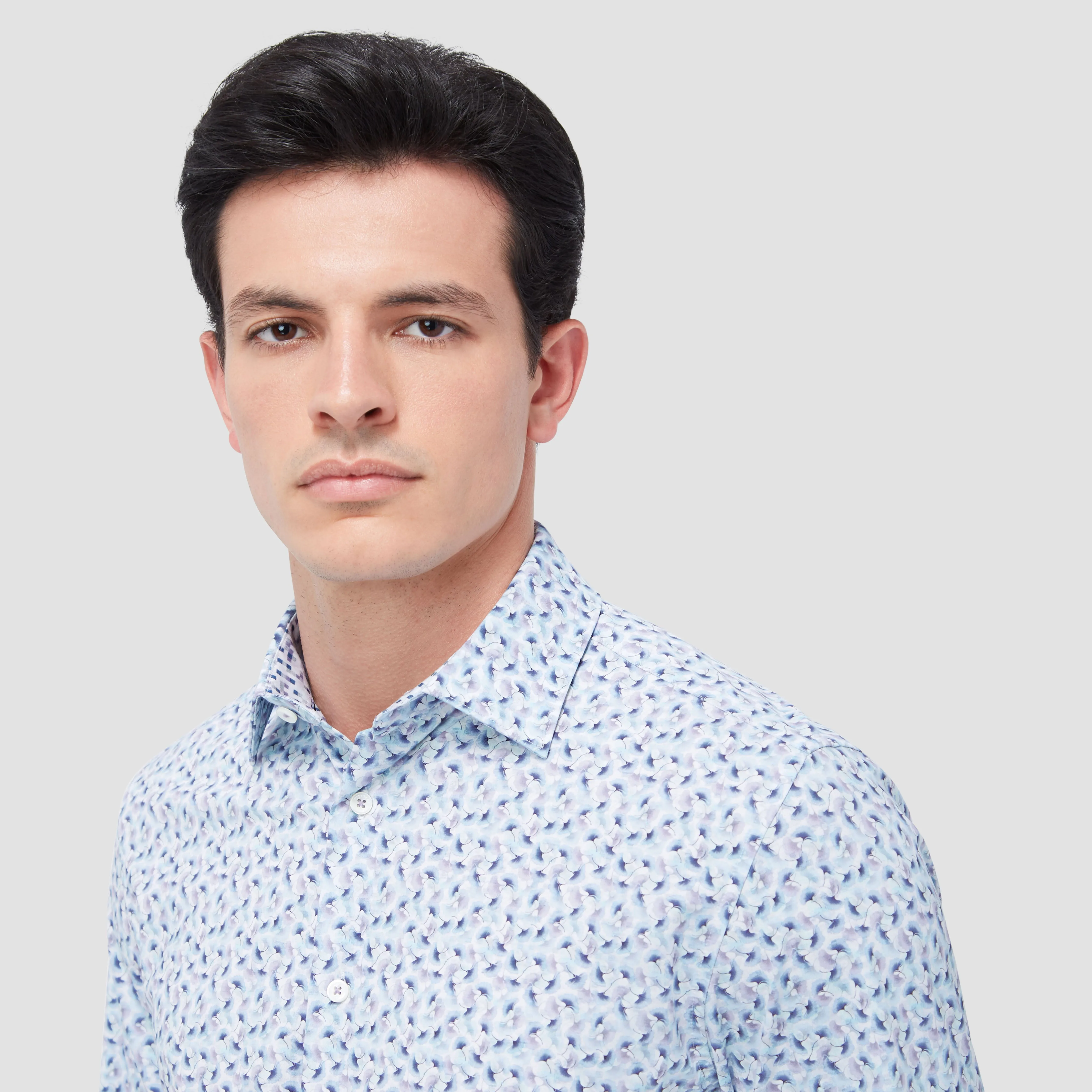 Jimmy Double Sided Floral/Check OoohCotton Shirt