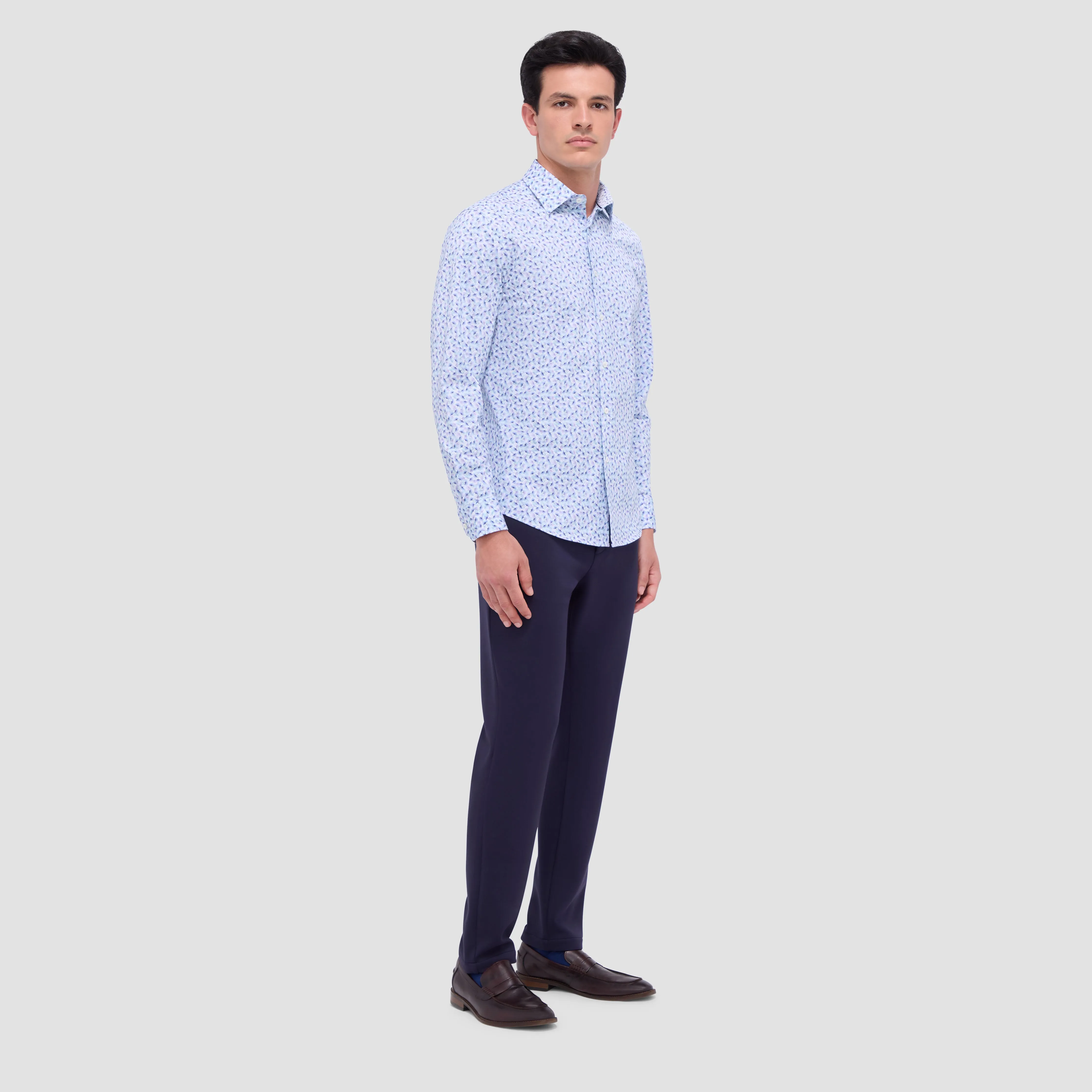 Jimmy Double Sided Floral/Check OoohCotton Shirt