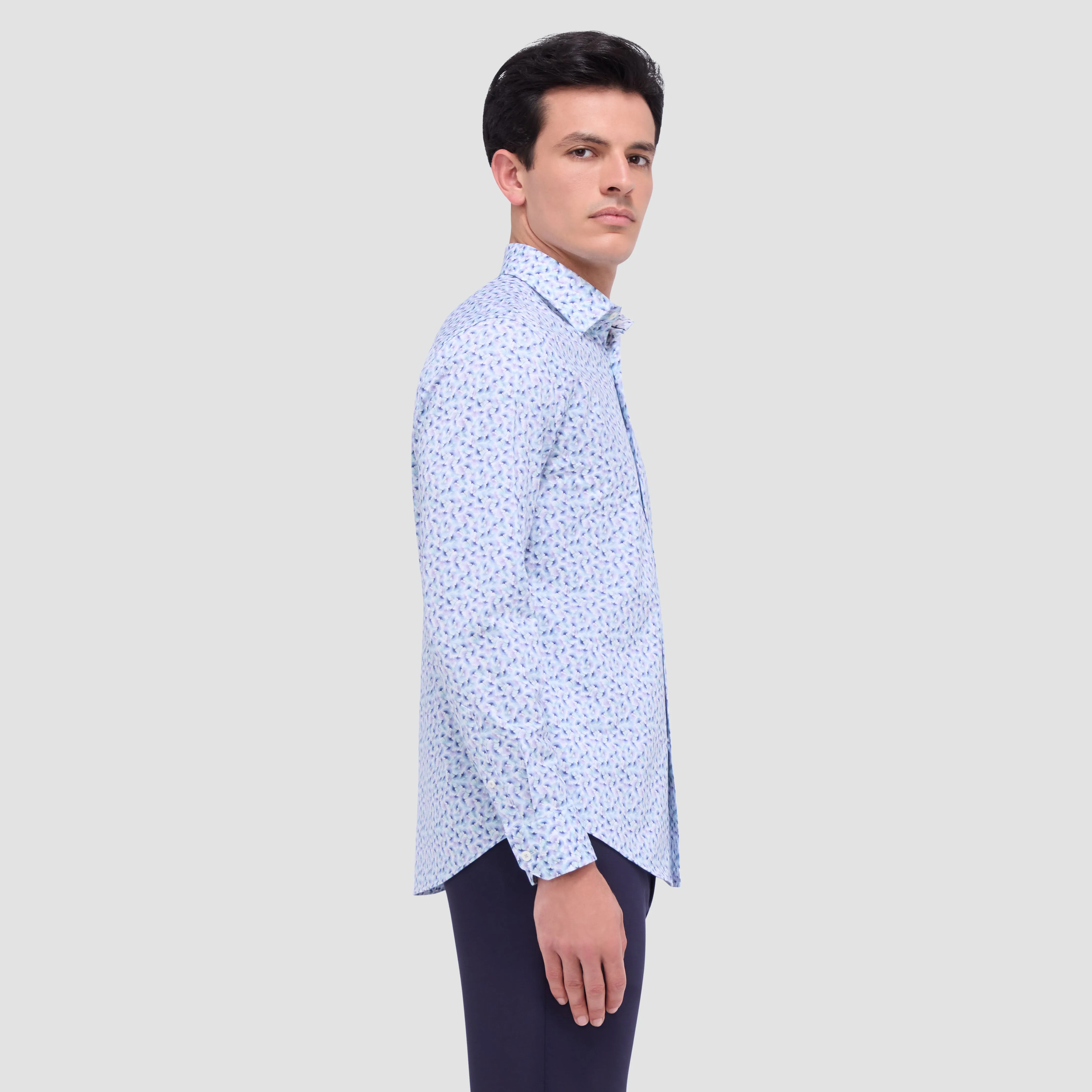 Jimmy Double Sided Floral/Check OoohCotton Shirt