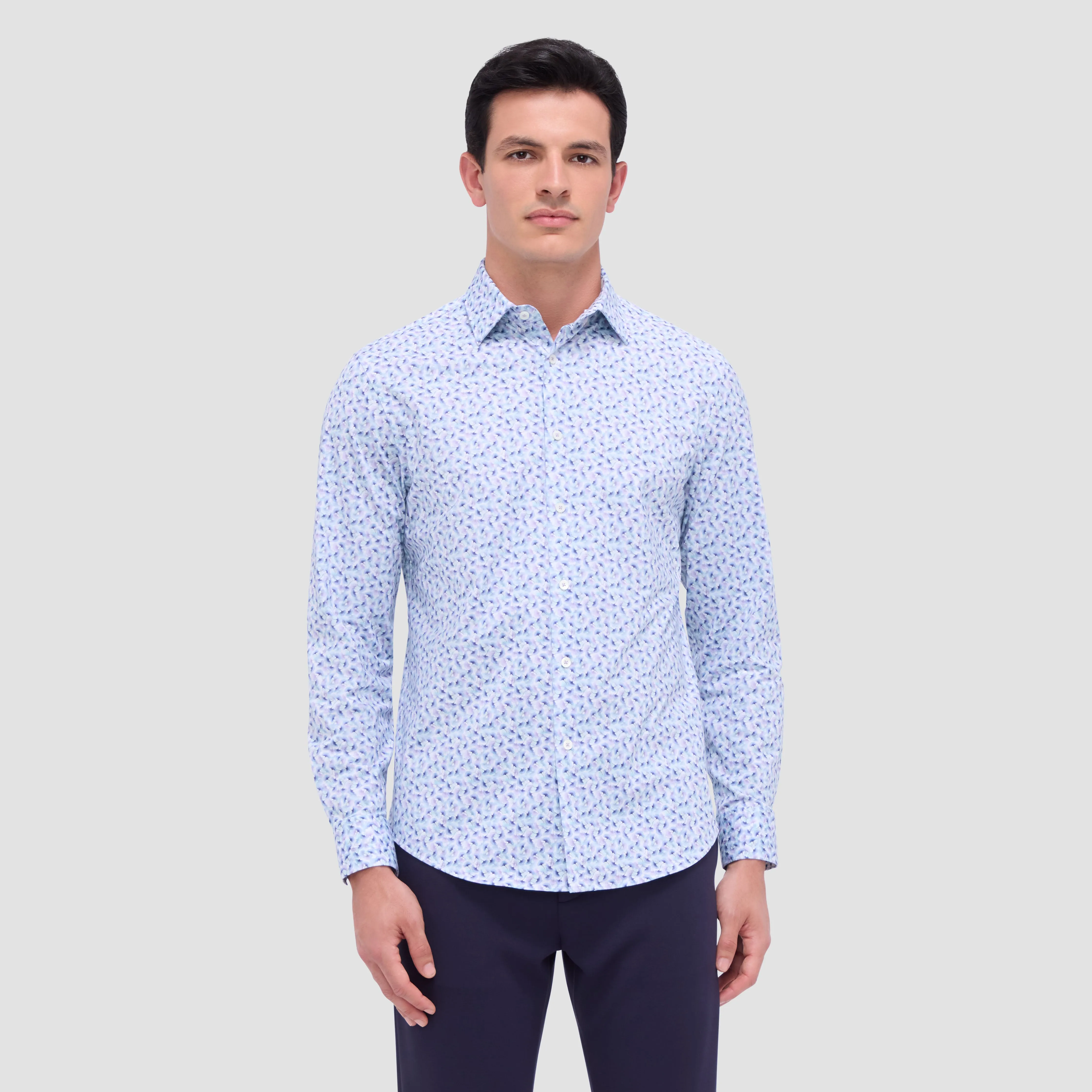 Jimmy Double Sided Floral/Check OoohCotton Shirt