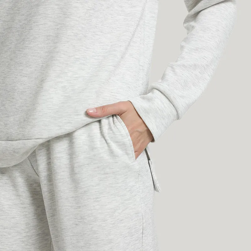 Jogging Sports Women’s Knit Long-sleeve Long Pants Pajamas Set-2315500103