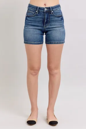 Judy Blue Full Size High Waist Denim Shorts Plus Size