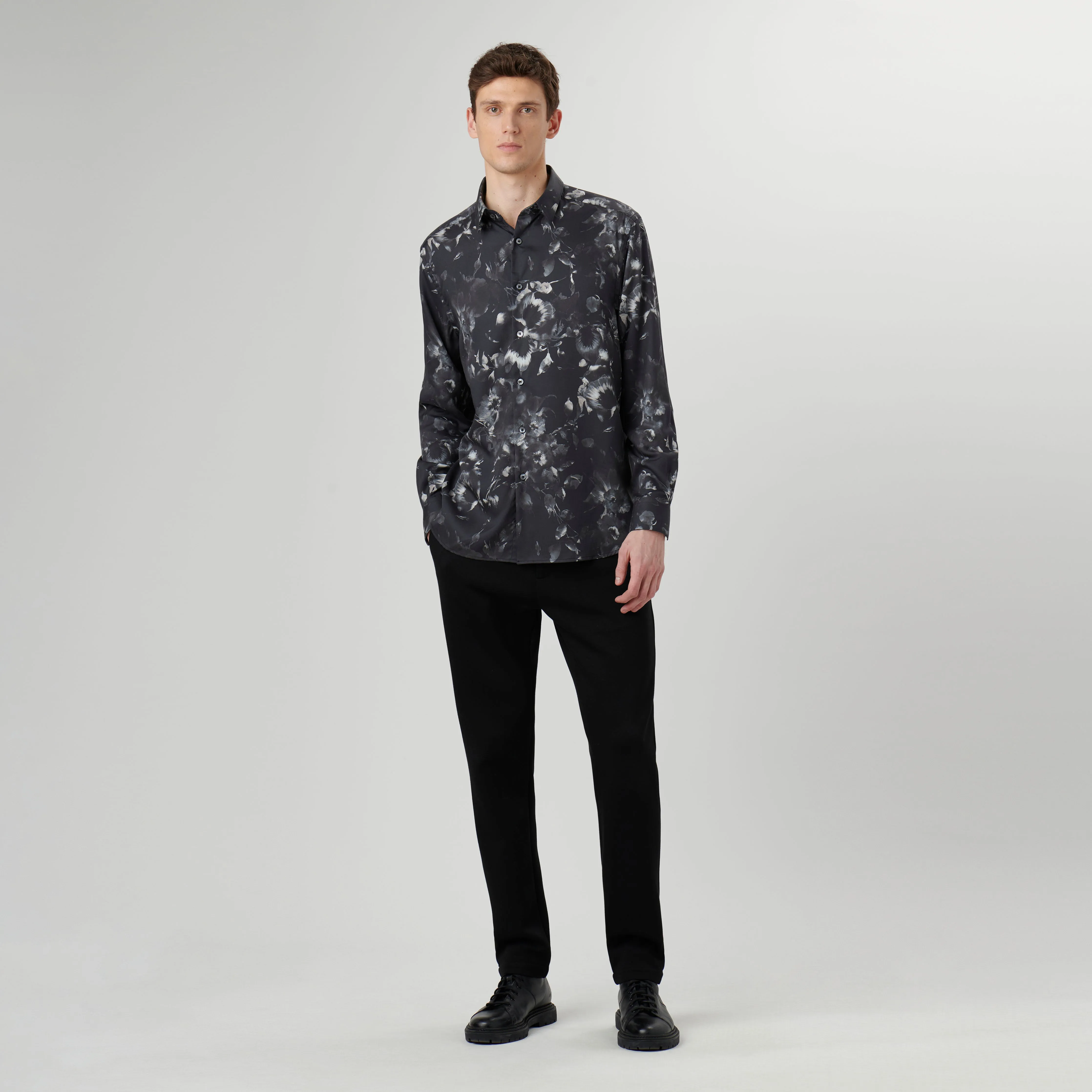 Julian Airbrush Floral Shirt