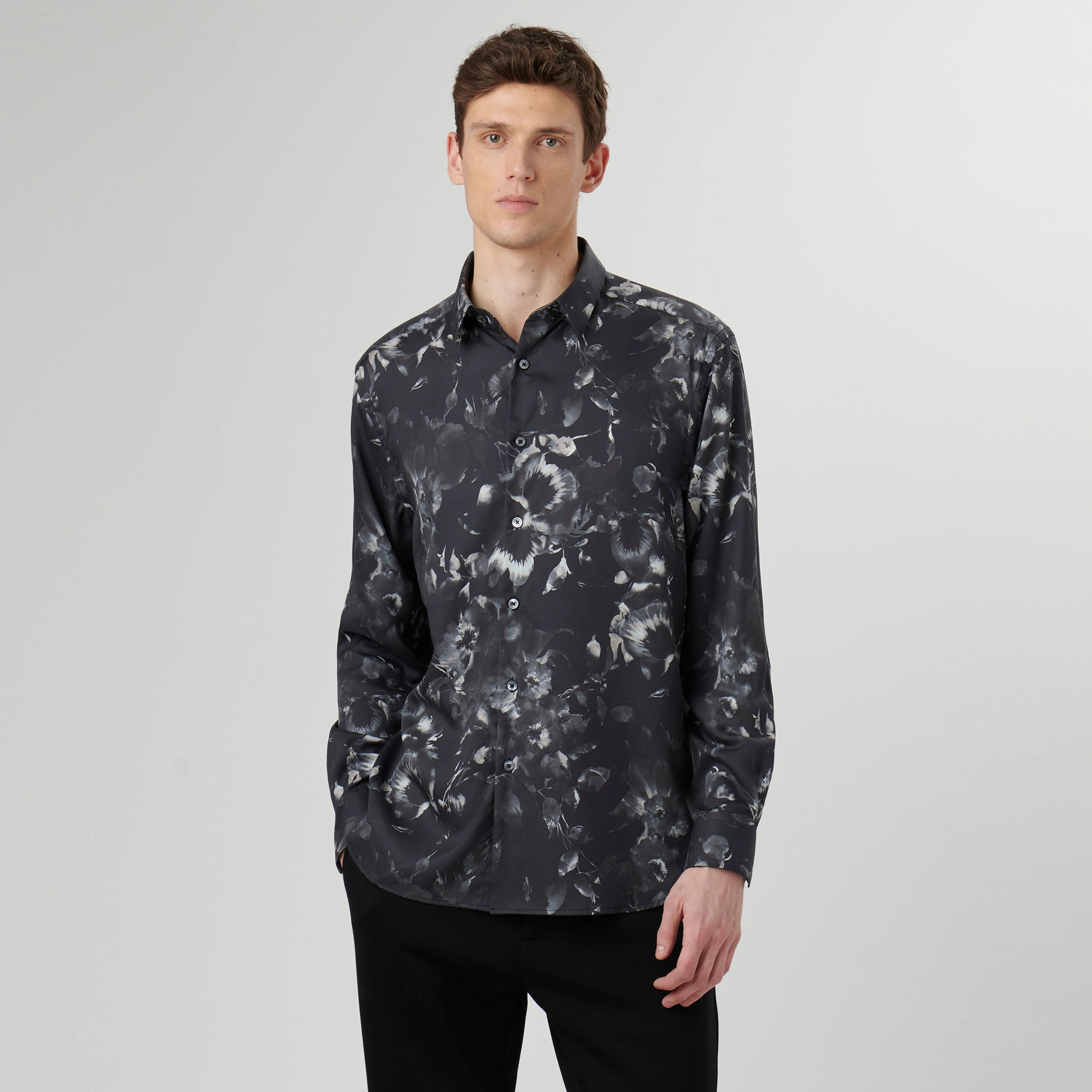 Julian Airbrush Floral Shirt