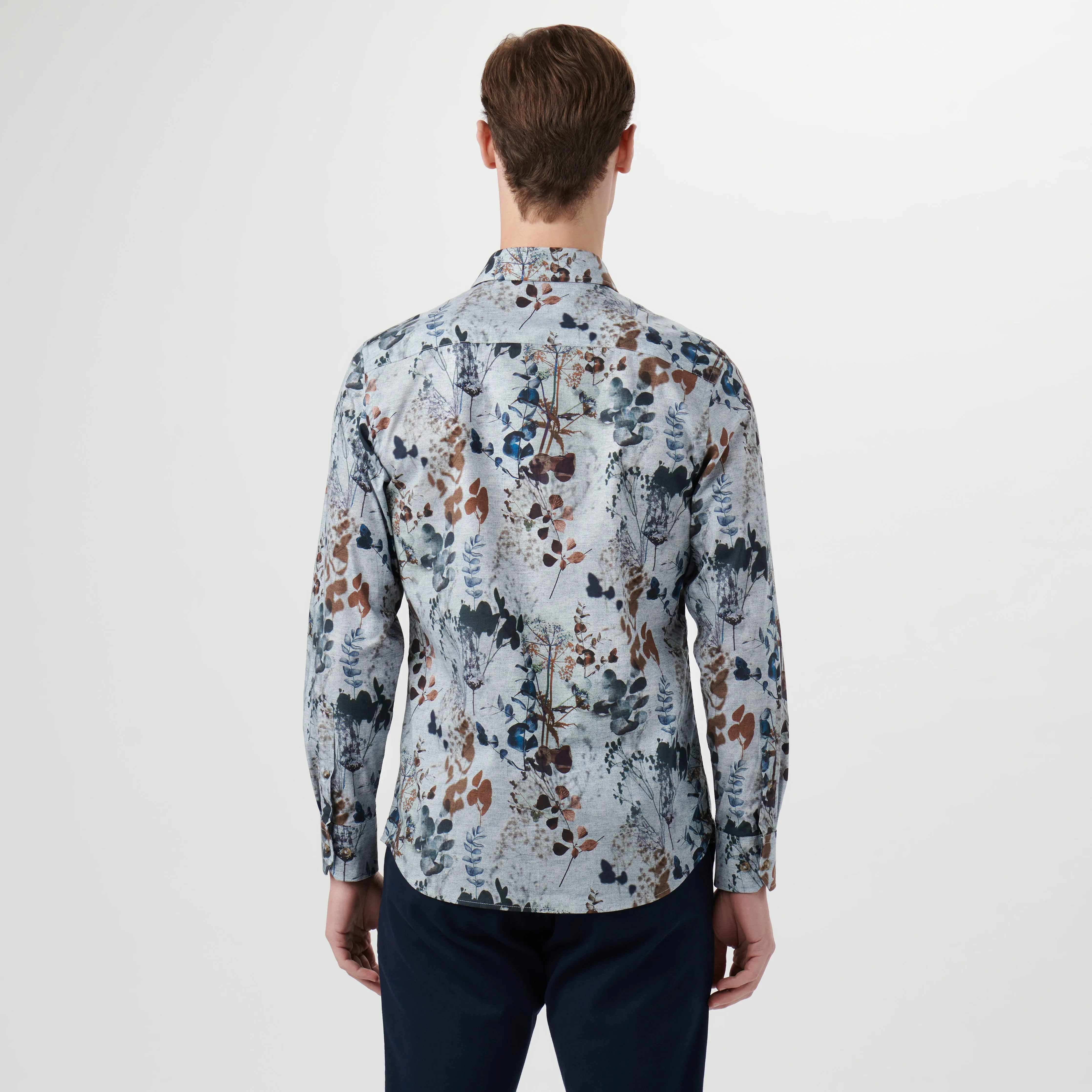 Julian Leaf Print Shirt
