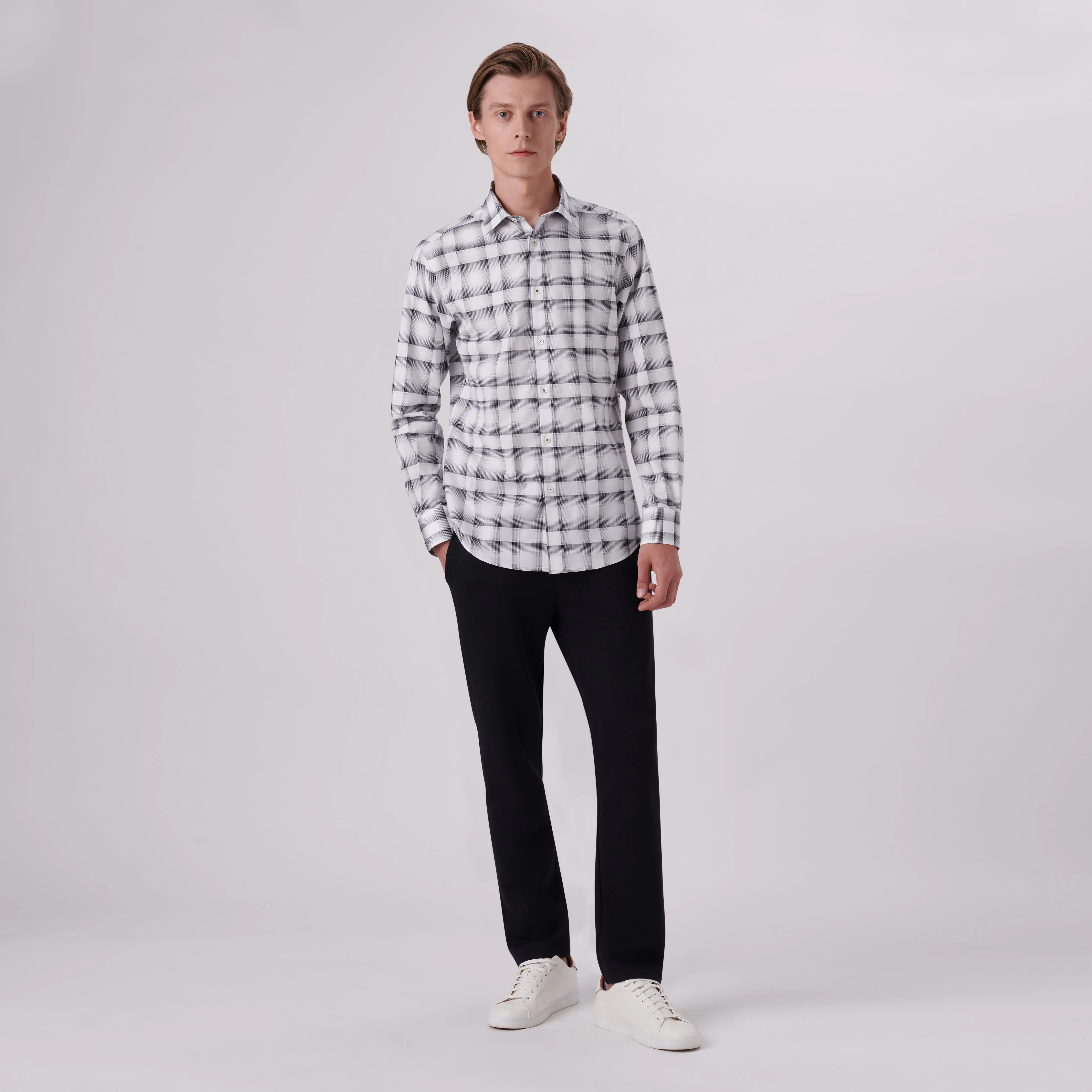 Julian Windowpane Check Shirt