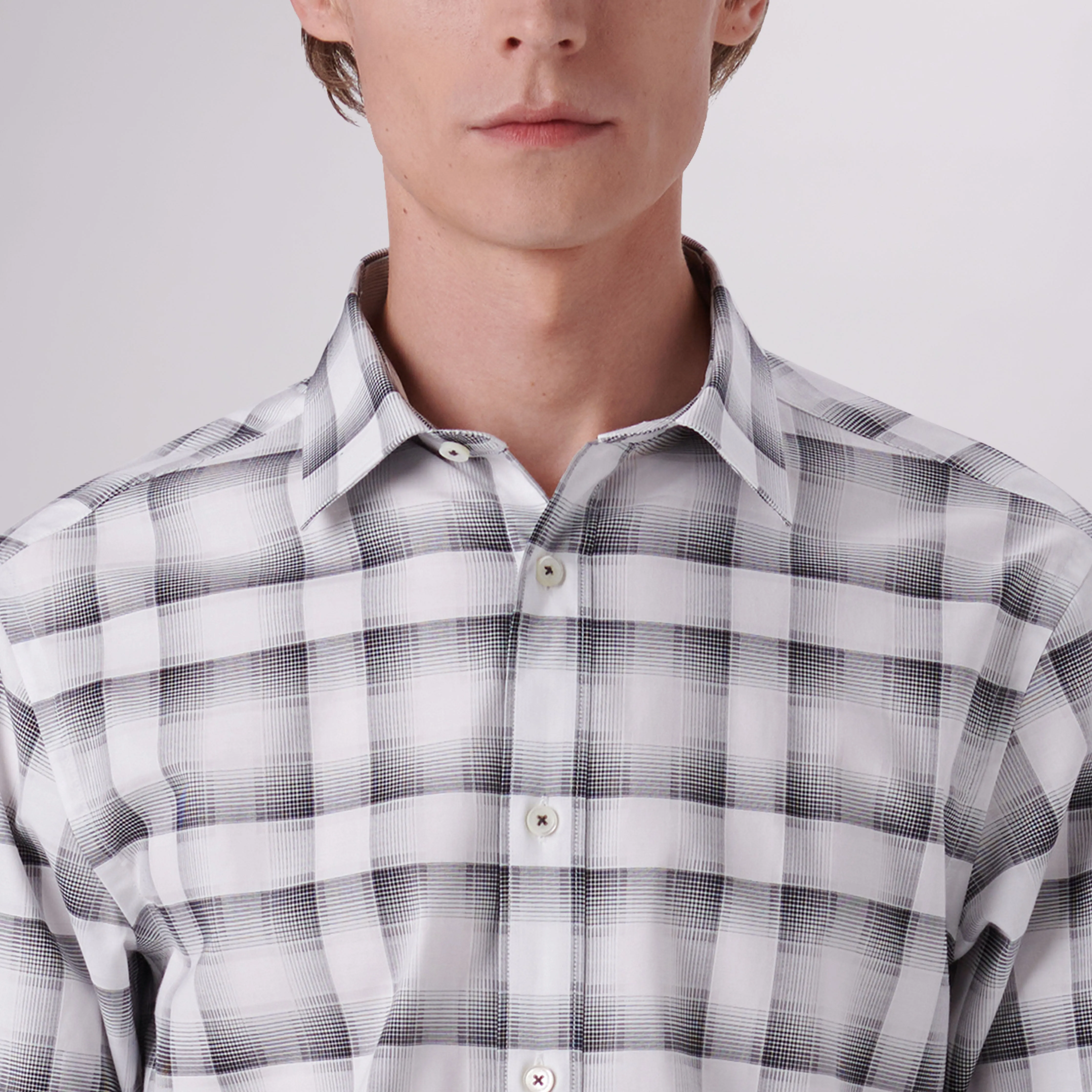 Julian Windowpane Check Shirt