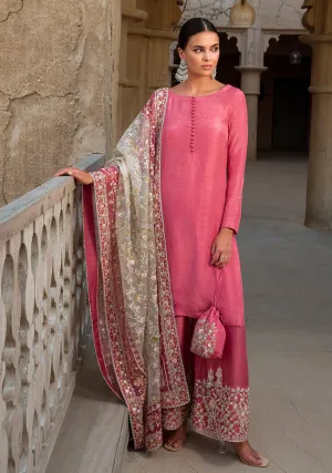Kameez Trouser Dupatta Pink Pakistani Wedding Dress