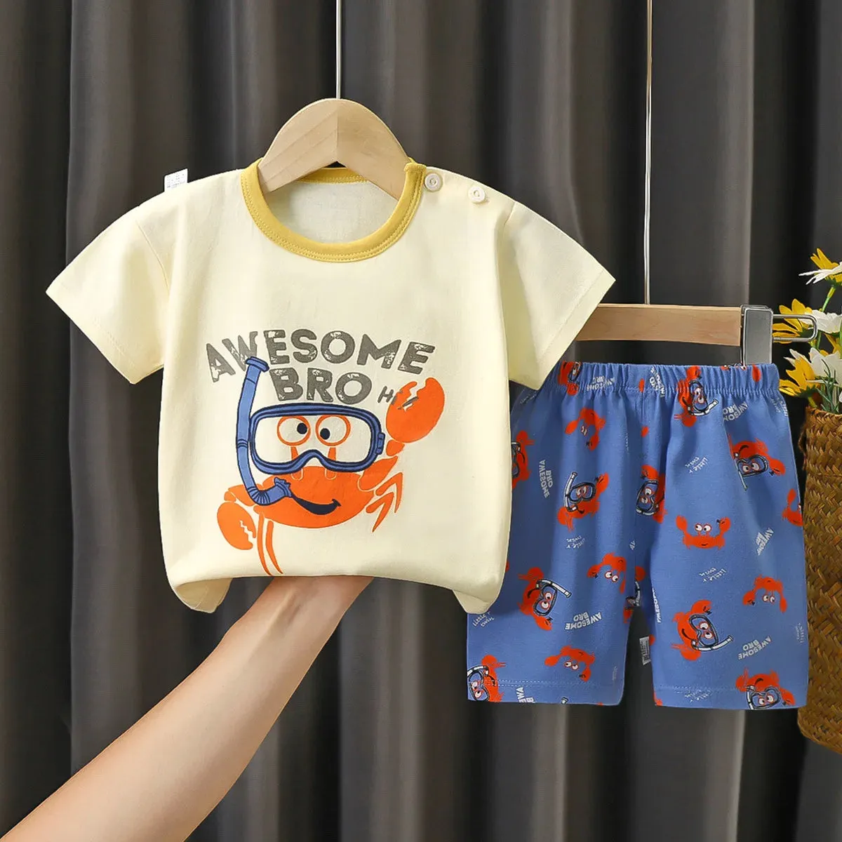 Kids Summer Pajamas Set