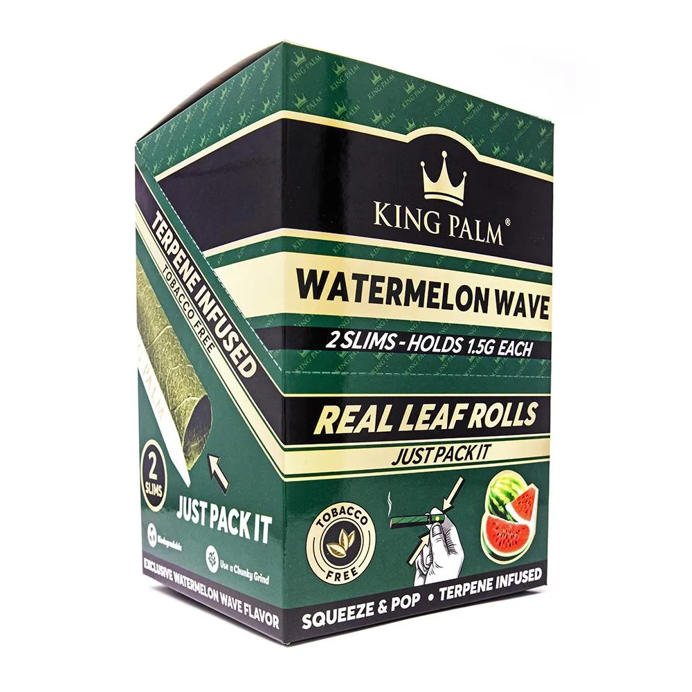 King Palm Slim Size - Watermelon Wave - 20ct - 2pk
