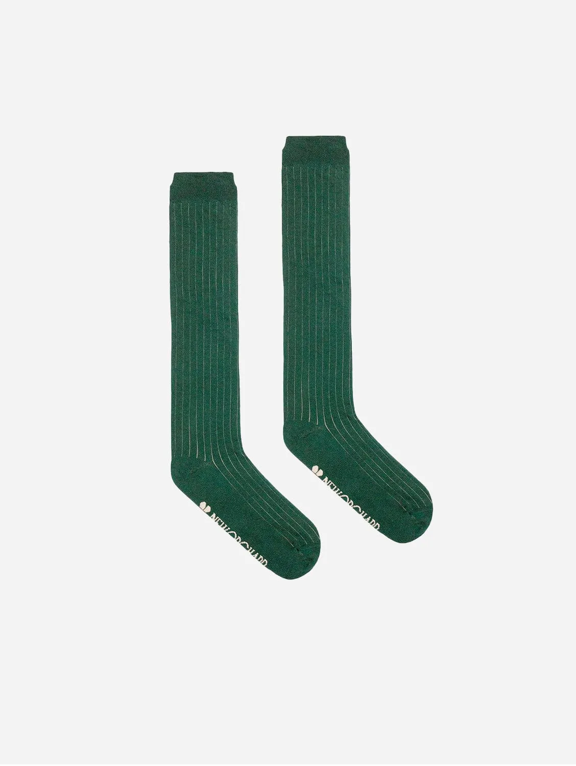 Knee-High Unisex Cotton Socks | Green