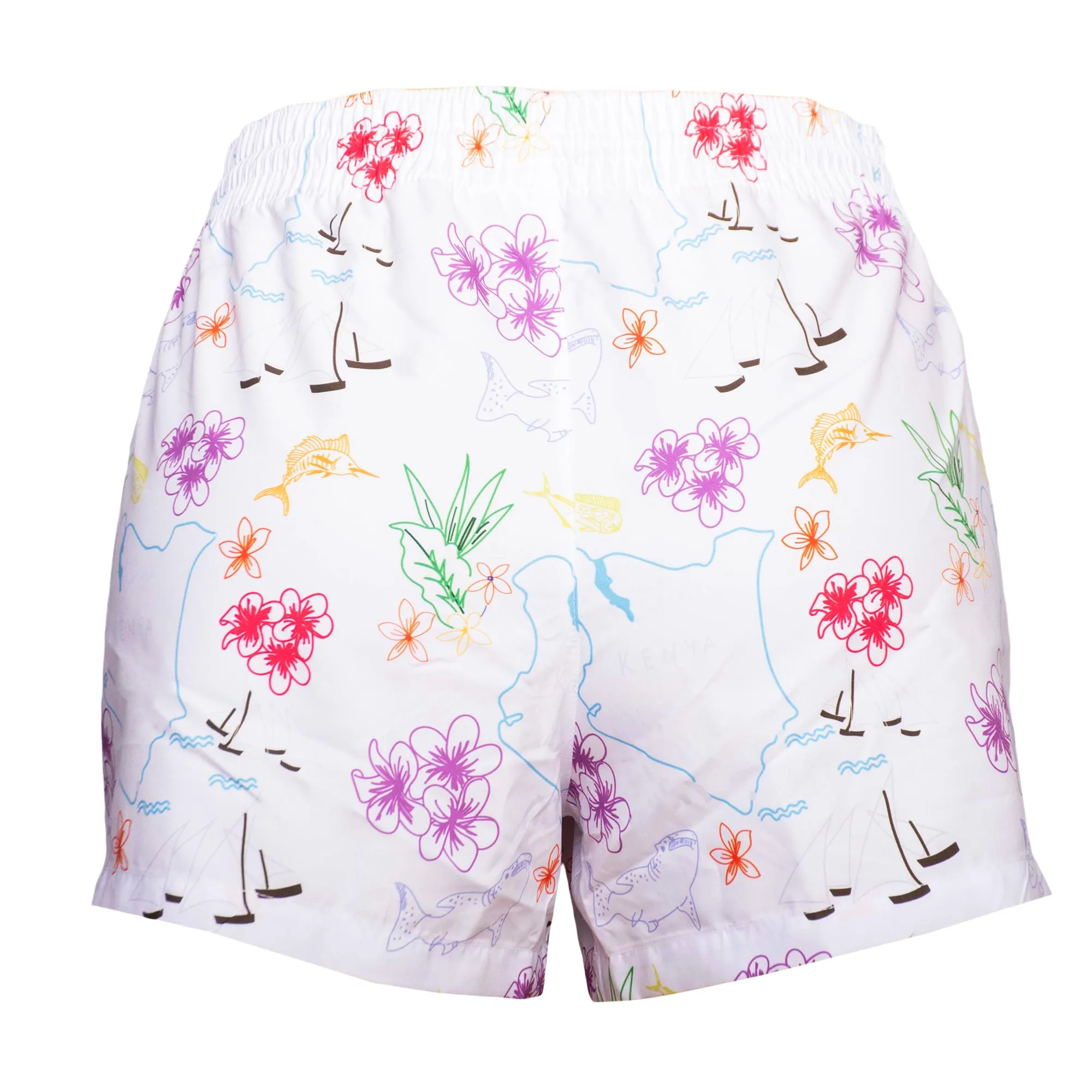 Ladies' Kenyan Souvenir Beach and Bush Shorts