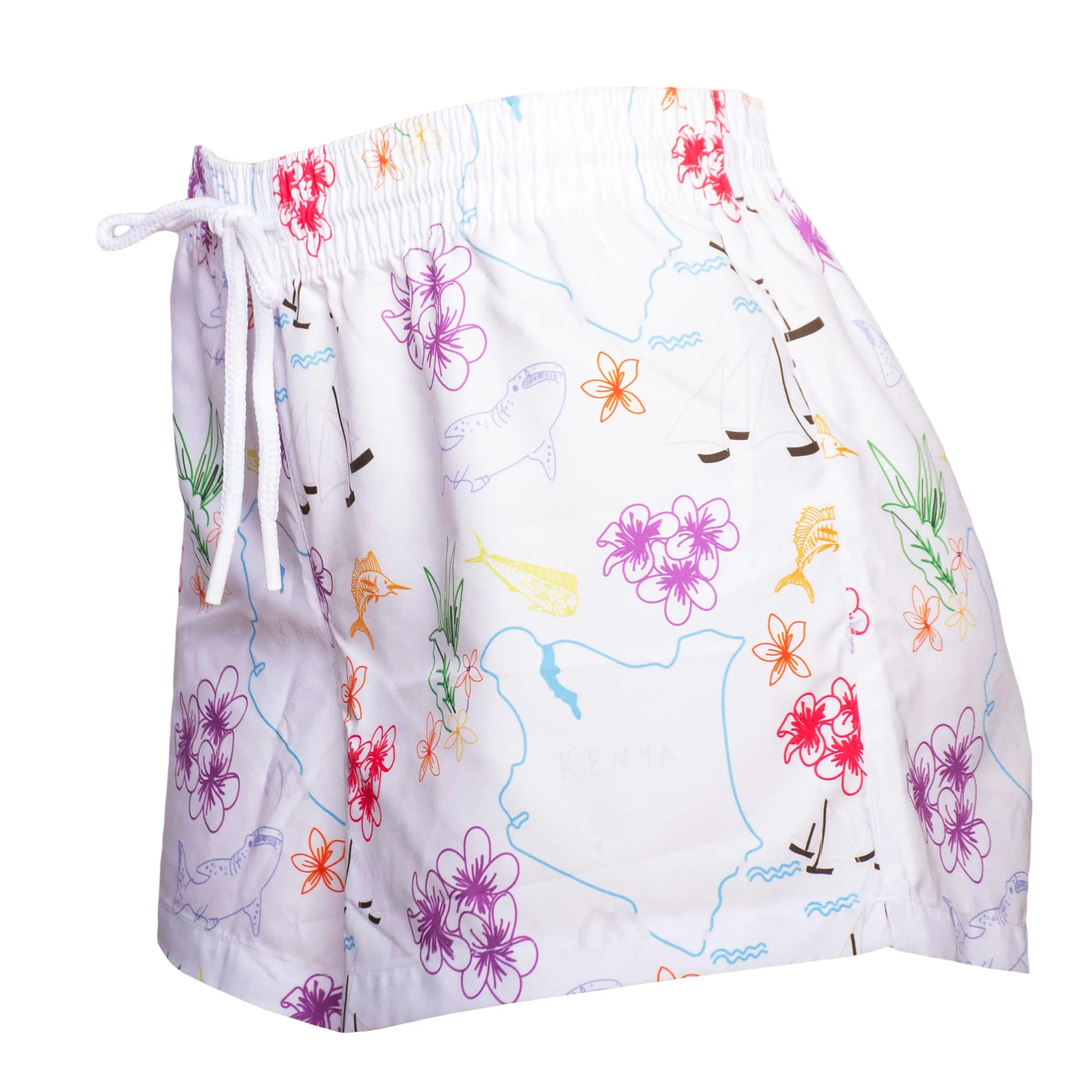Ladies' Kenyan Souvenir Beach and Bush Shorts