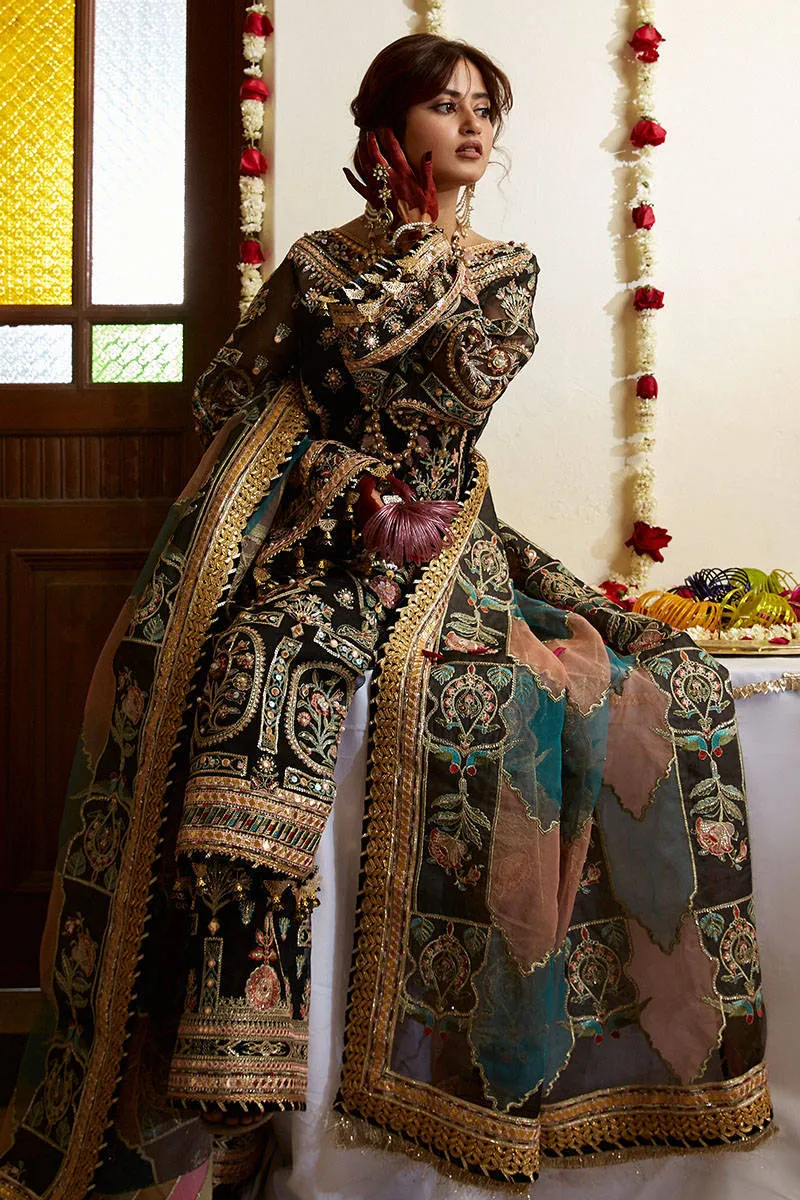 Latest Kameez Trouser Pakistani Black Dress for Wedding