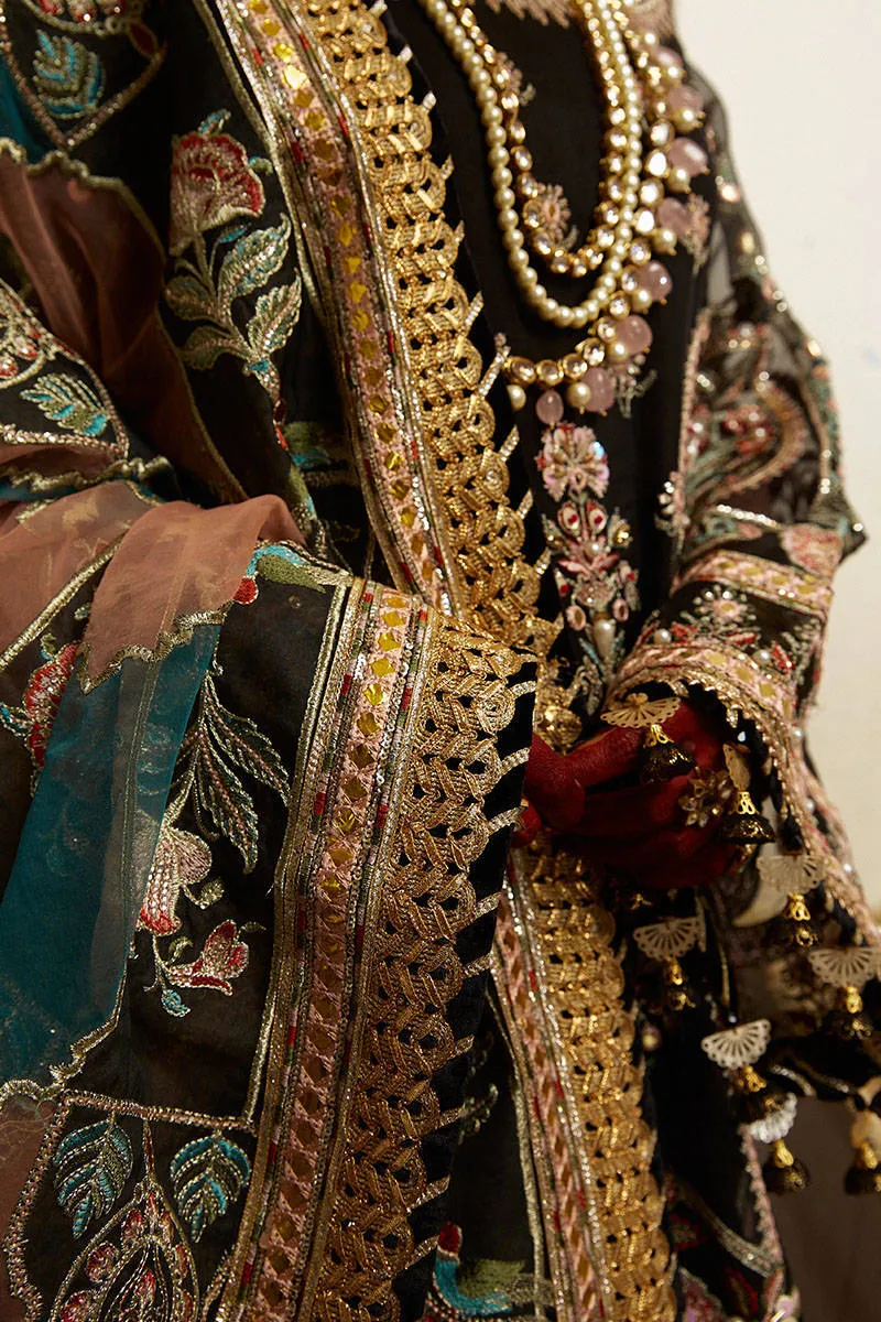 Latest Kameez Trouser Pakistani Black Dress for Wedding