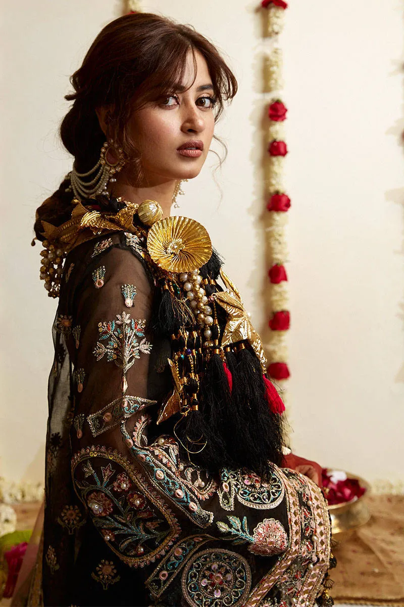 Latest Kameez Trouser Pakistani Black Dress for Wedding