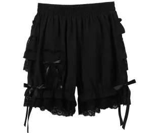 Layered Ruffle Lace Trim Pantaloons