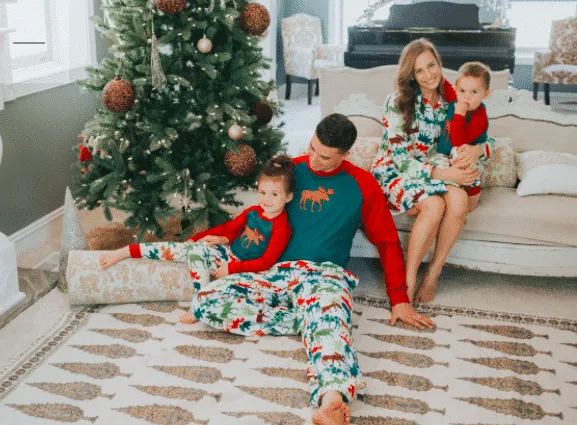 Lazy One Patterned Moose Pj Tee