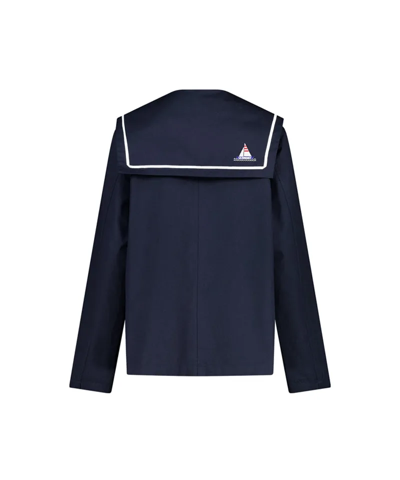 LE SONNET Sailor Marine Jacket - Navy