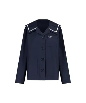 LE SONNET Sailor Marine Jacket - Navy