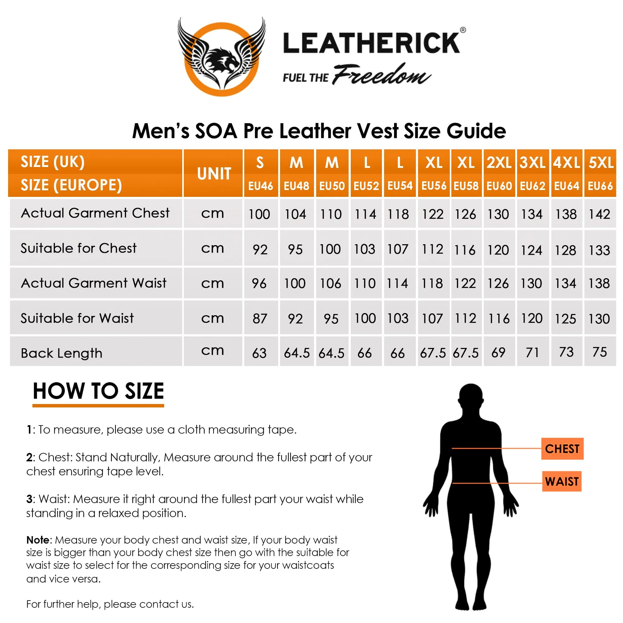 Leatherick Anarchy Club Open Button Leather Vest