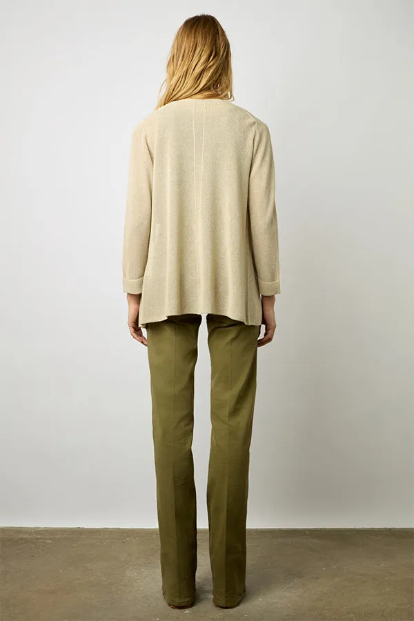 LESLI SOFT IRIDESCENT CARDIGAN