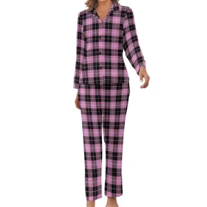 Light Heliotrope - Satin Pajama Set