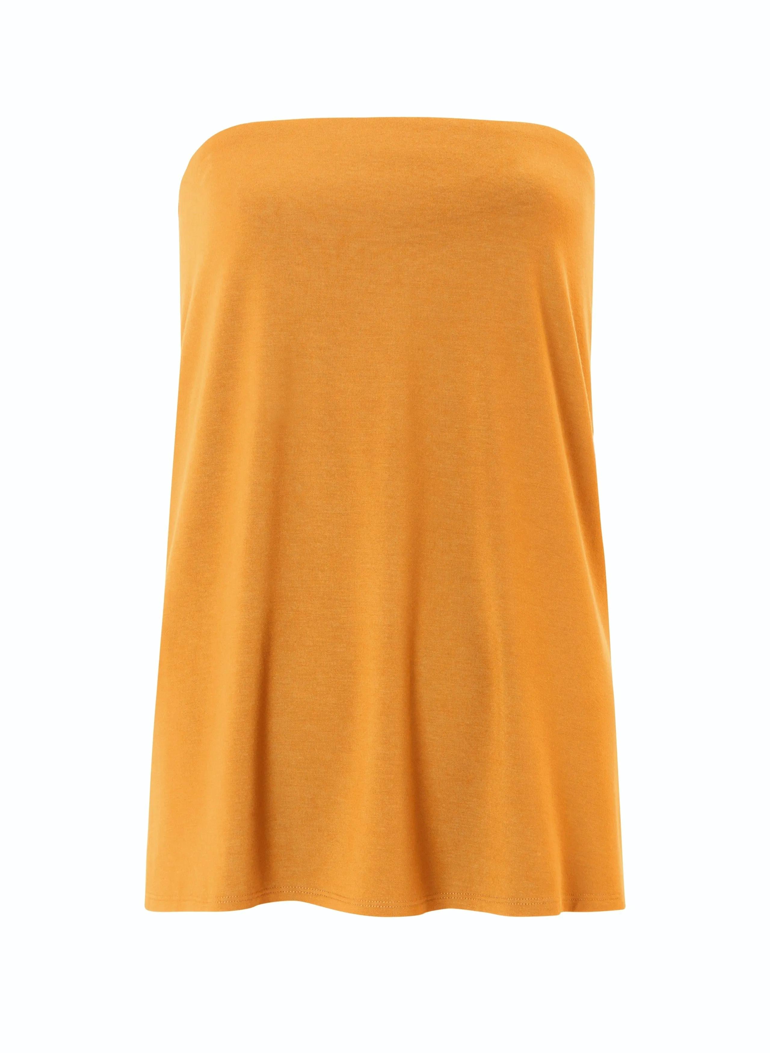 Lily LENZING™ ECOVERO™ Jersey Bandeau Top | Mango Sorbet