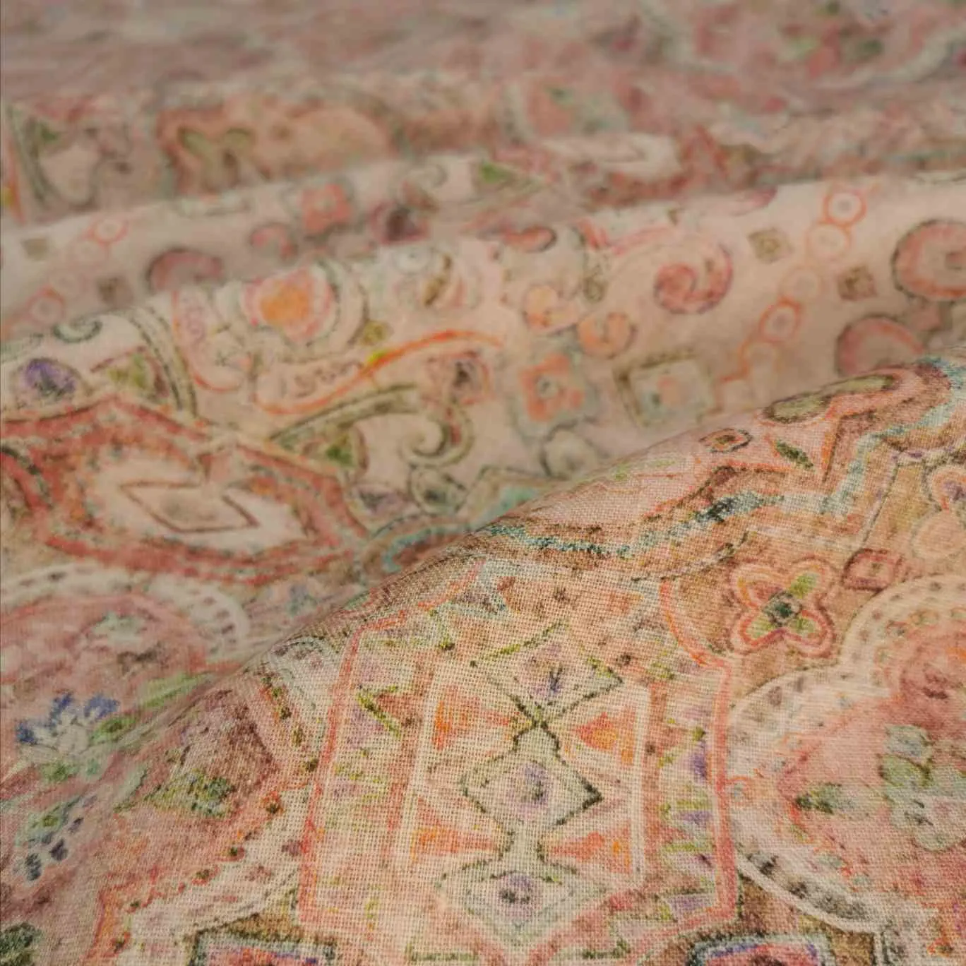 Linen, Persian - Dusky Pink