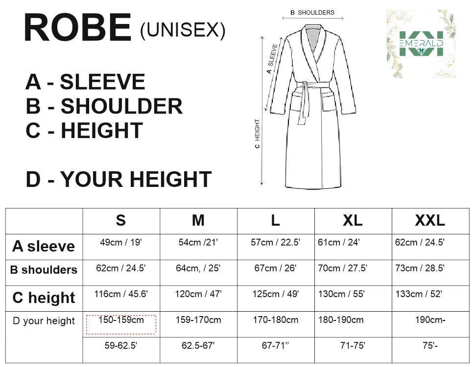 Linen Robe with matching Towel  I Organic, eco-friendly and breathable
