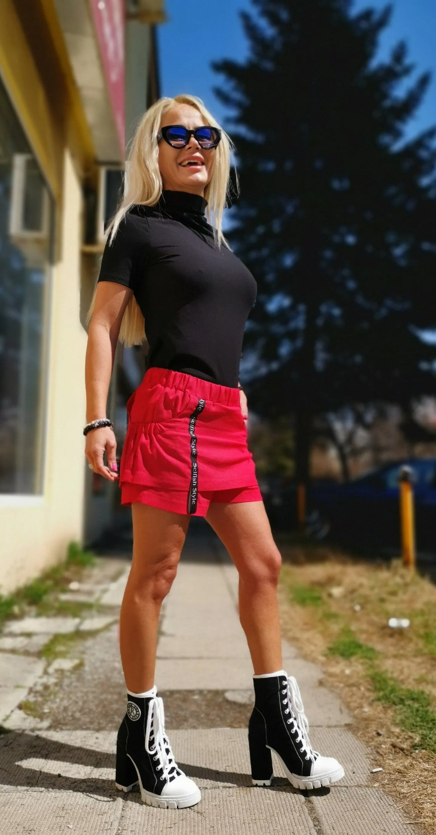 Linen Shorts, Red Shorts for Women, Loose Fit Summer Shorts, Casual Shorts, Pants & Skirt, Short Pants, Summer Pants