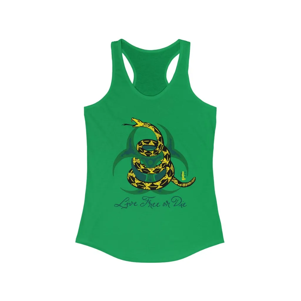 Live Free or Die - Womens Racerback Tank Tops