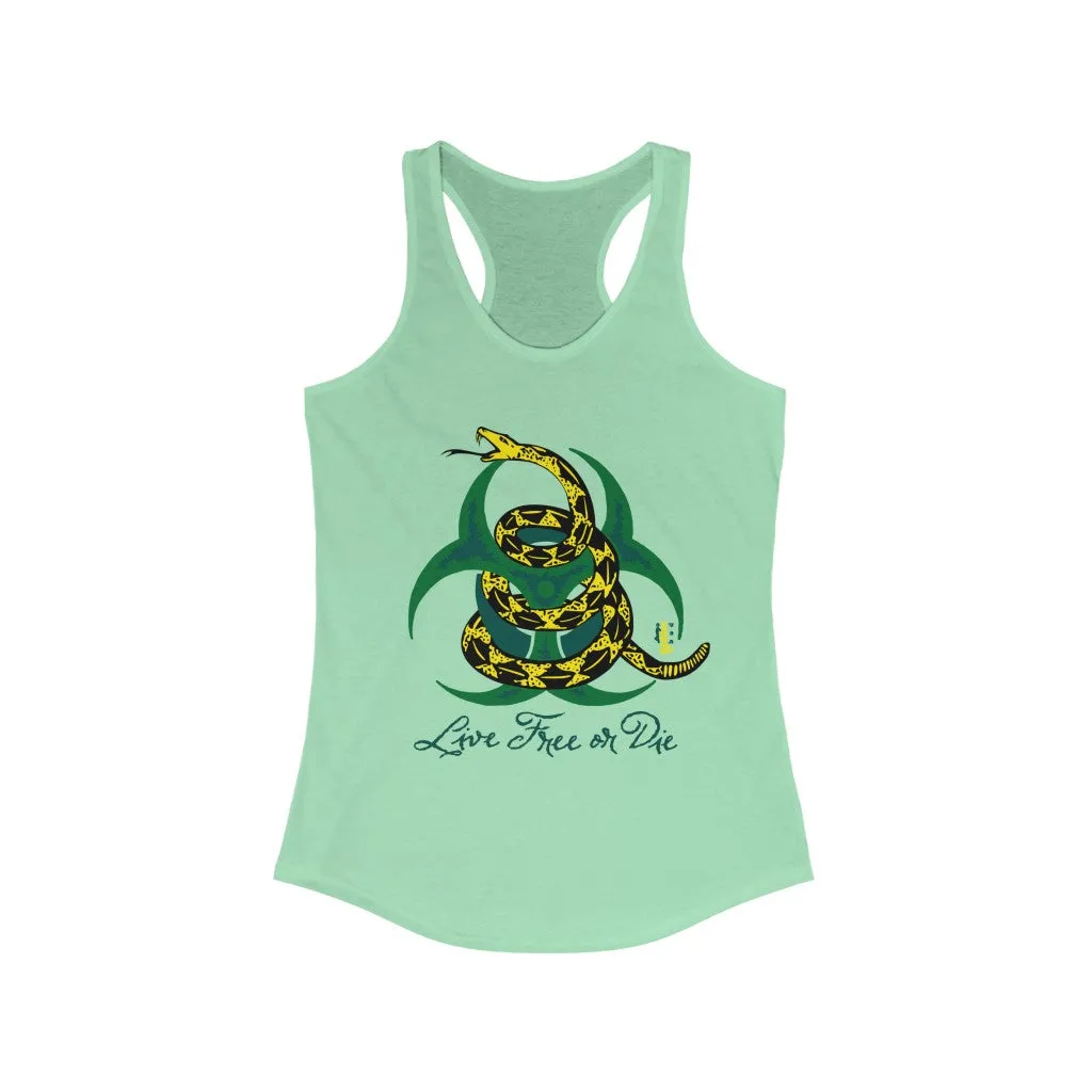 Live Free or Die - Womens Racerback Tank Tops
