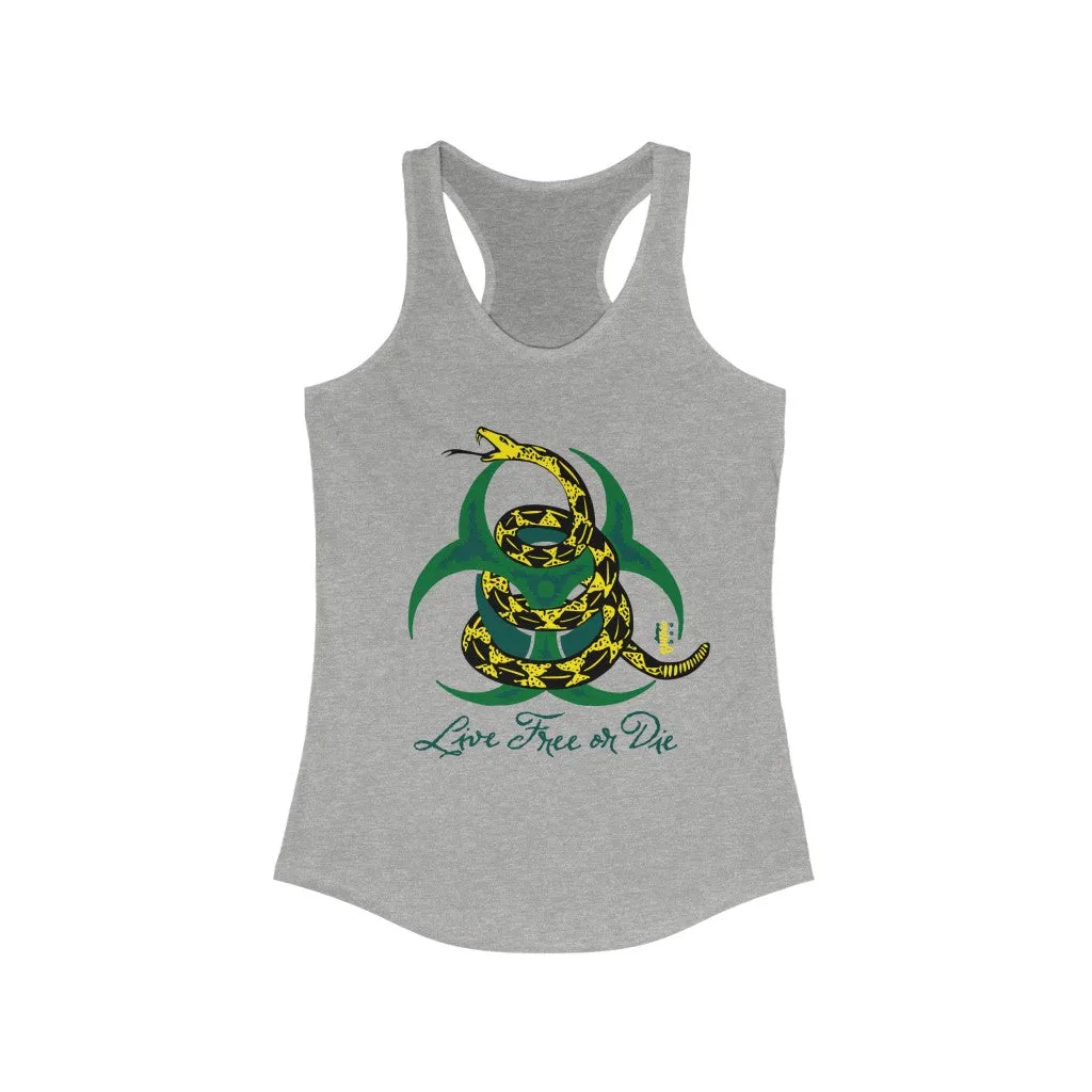 Live Free or Die - Womens Racerback Tank Tops