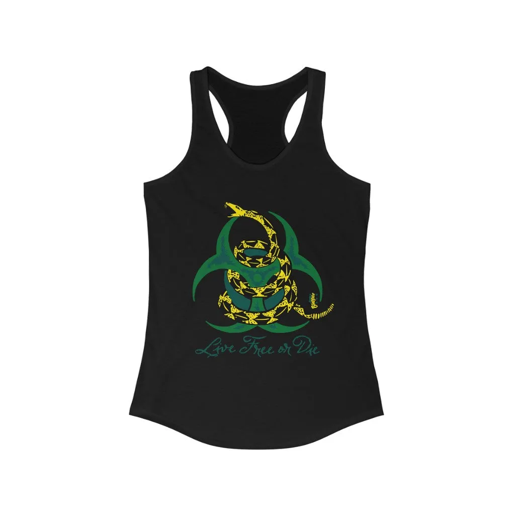 Live Free or Die - Womens Racerback Tank Tops