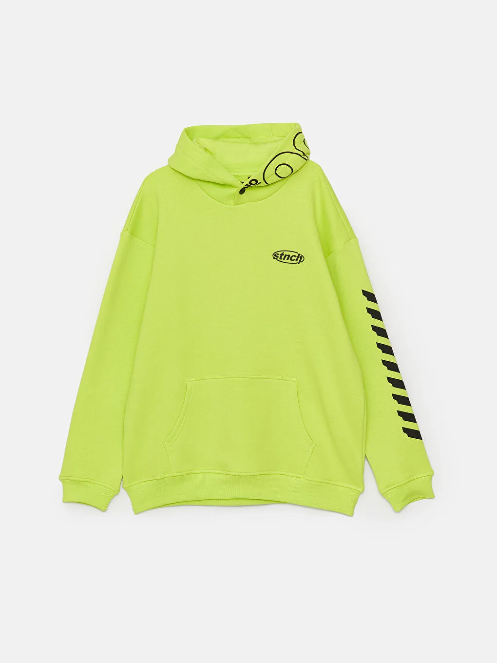 Long Sleeve Printed Men Hoodie