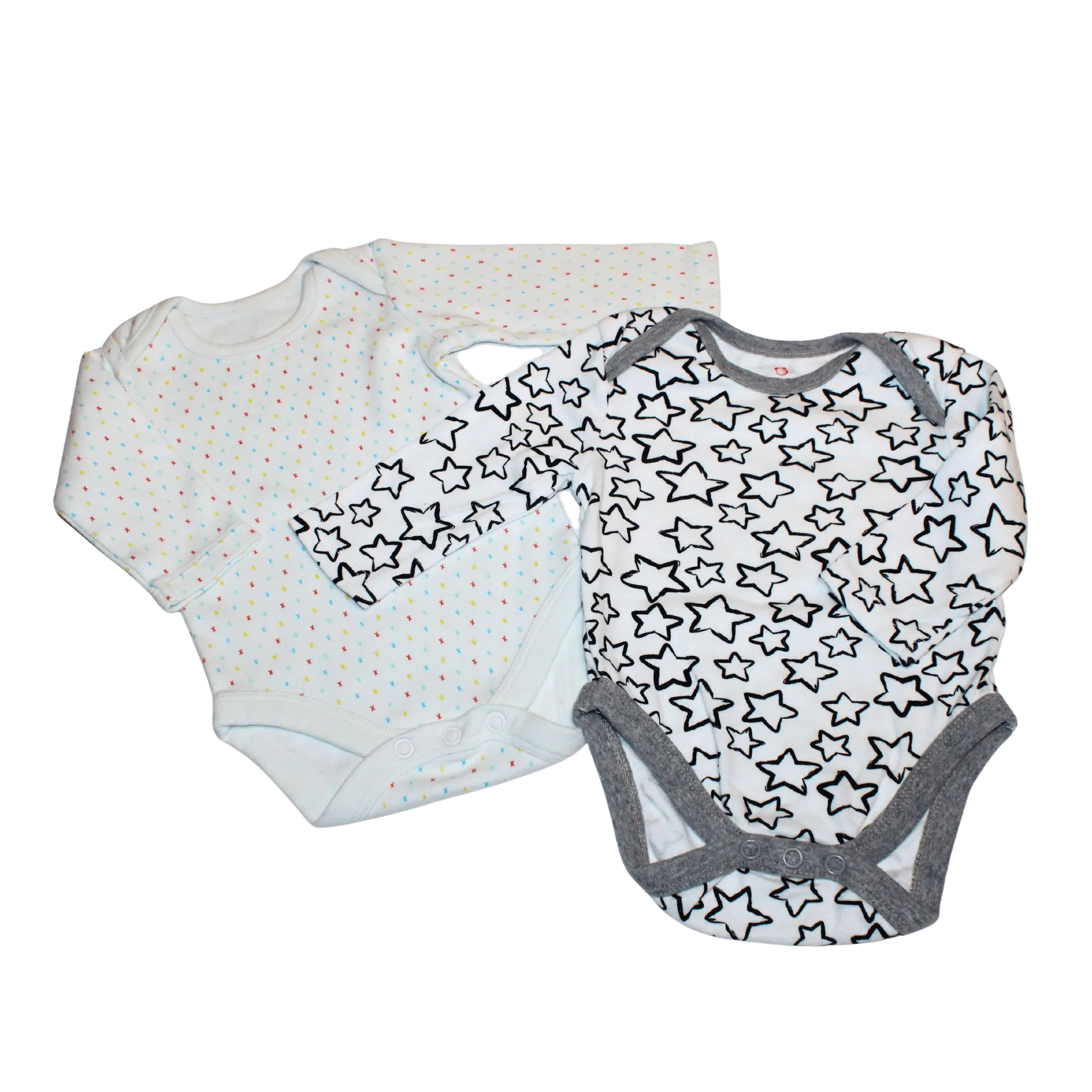 Long Sleeved Star Vests x2
