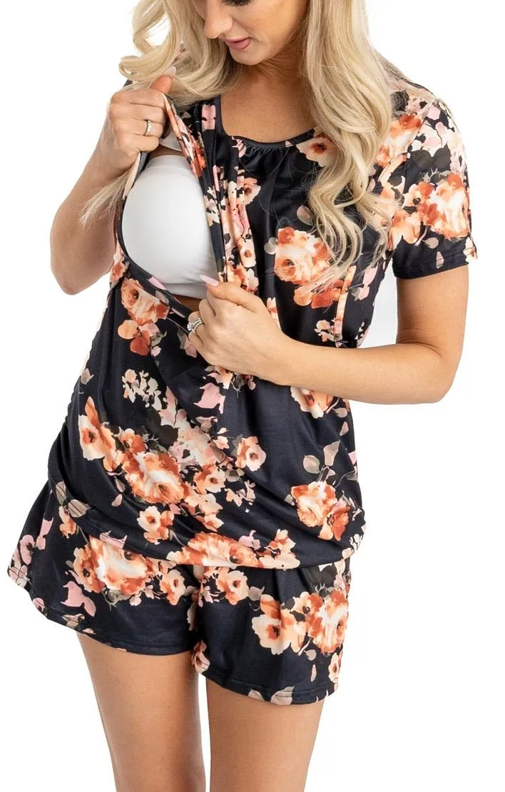 Maddison Shorts Maternity Nursing PJ