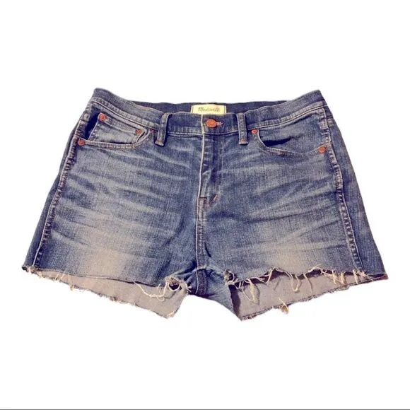 Madewell Cut Off Denim Shorts 30