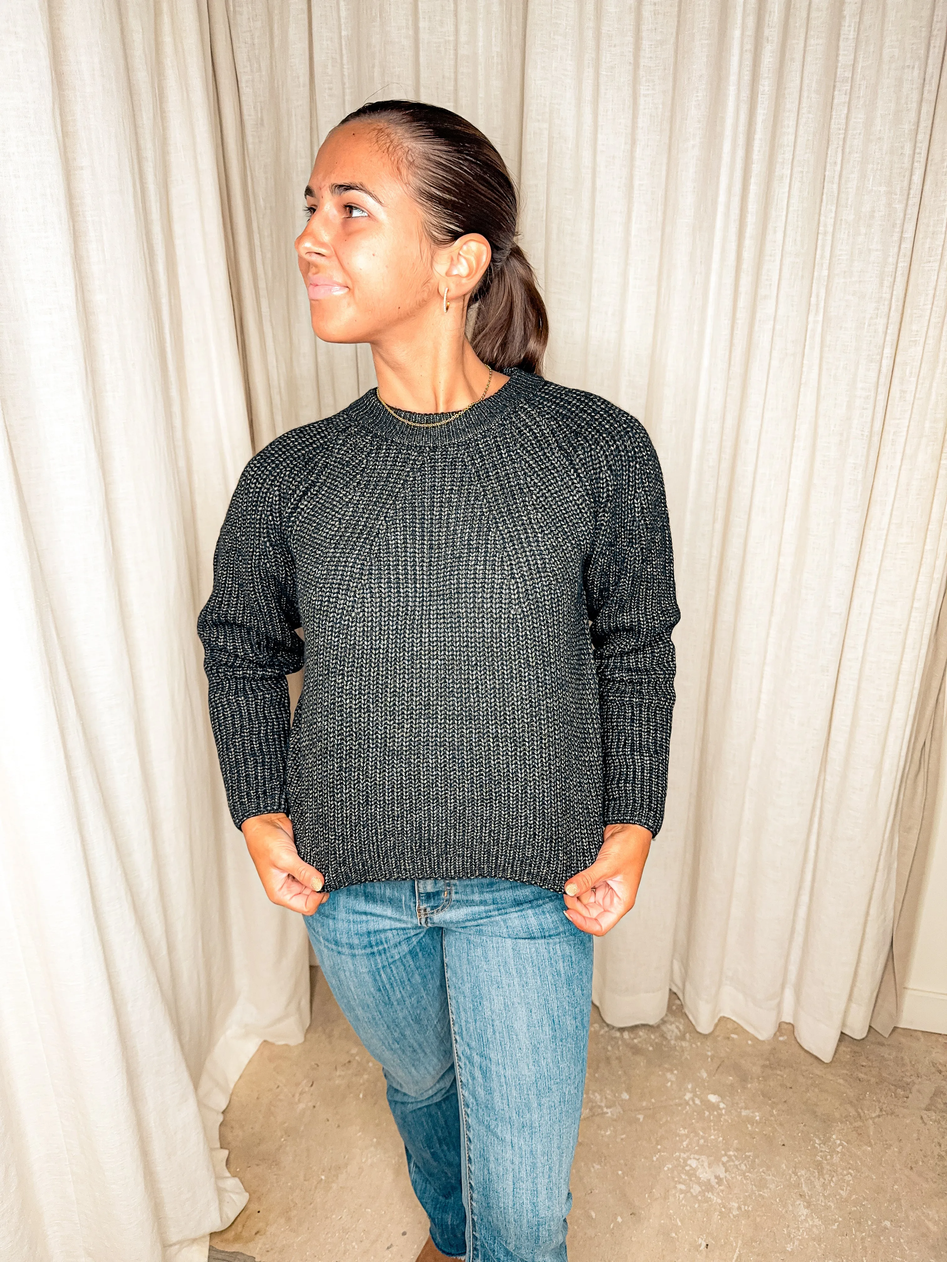Malange Round Neck Basic Sweater