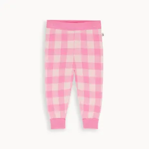 Marbles - Pink Check Jaquard Knit Trouser