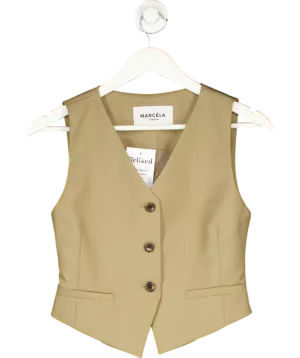 Marcela London Green Gilda Vest Waistcoat One Size