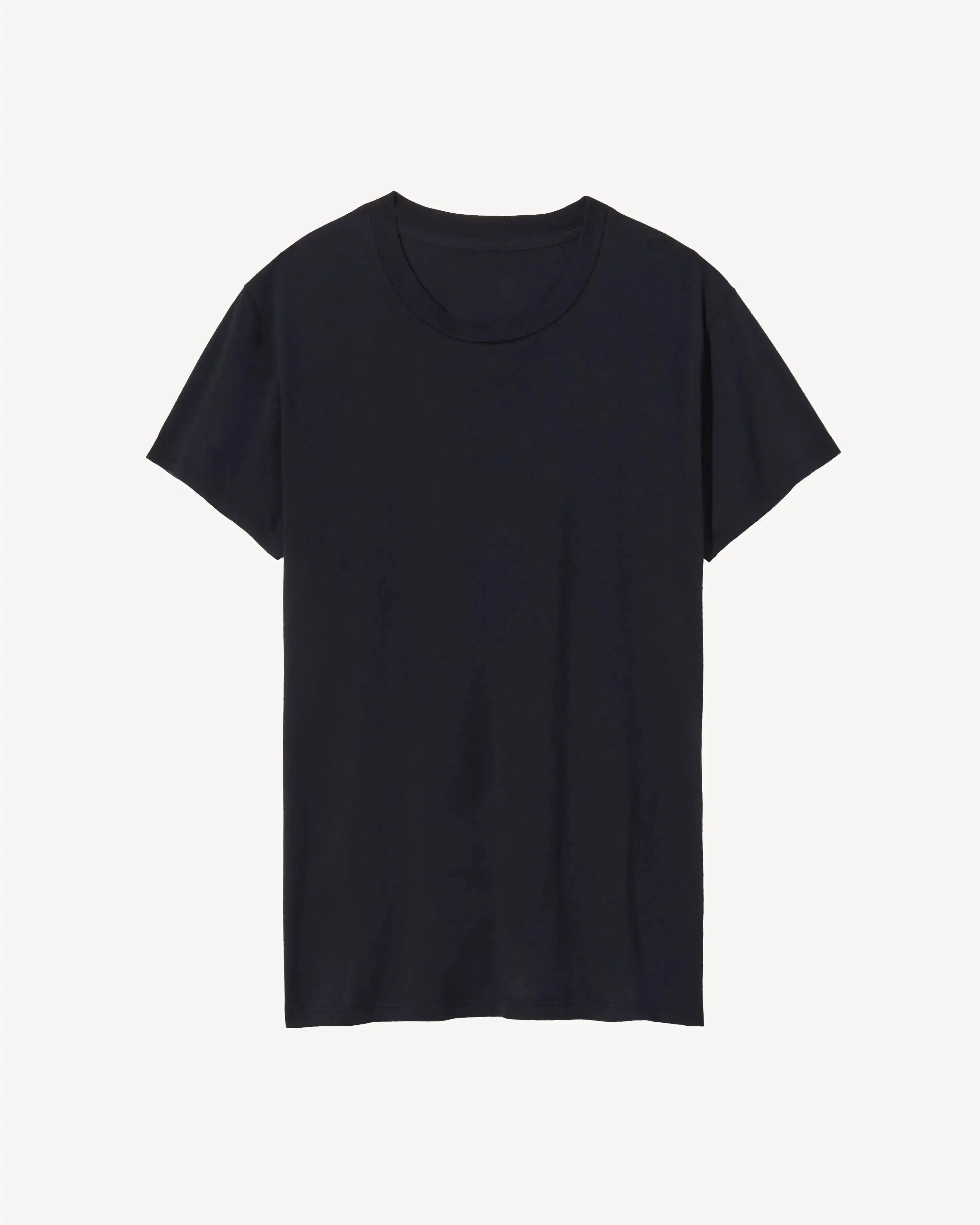 Mariela Crewneck Tee in Black