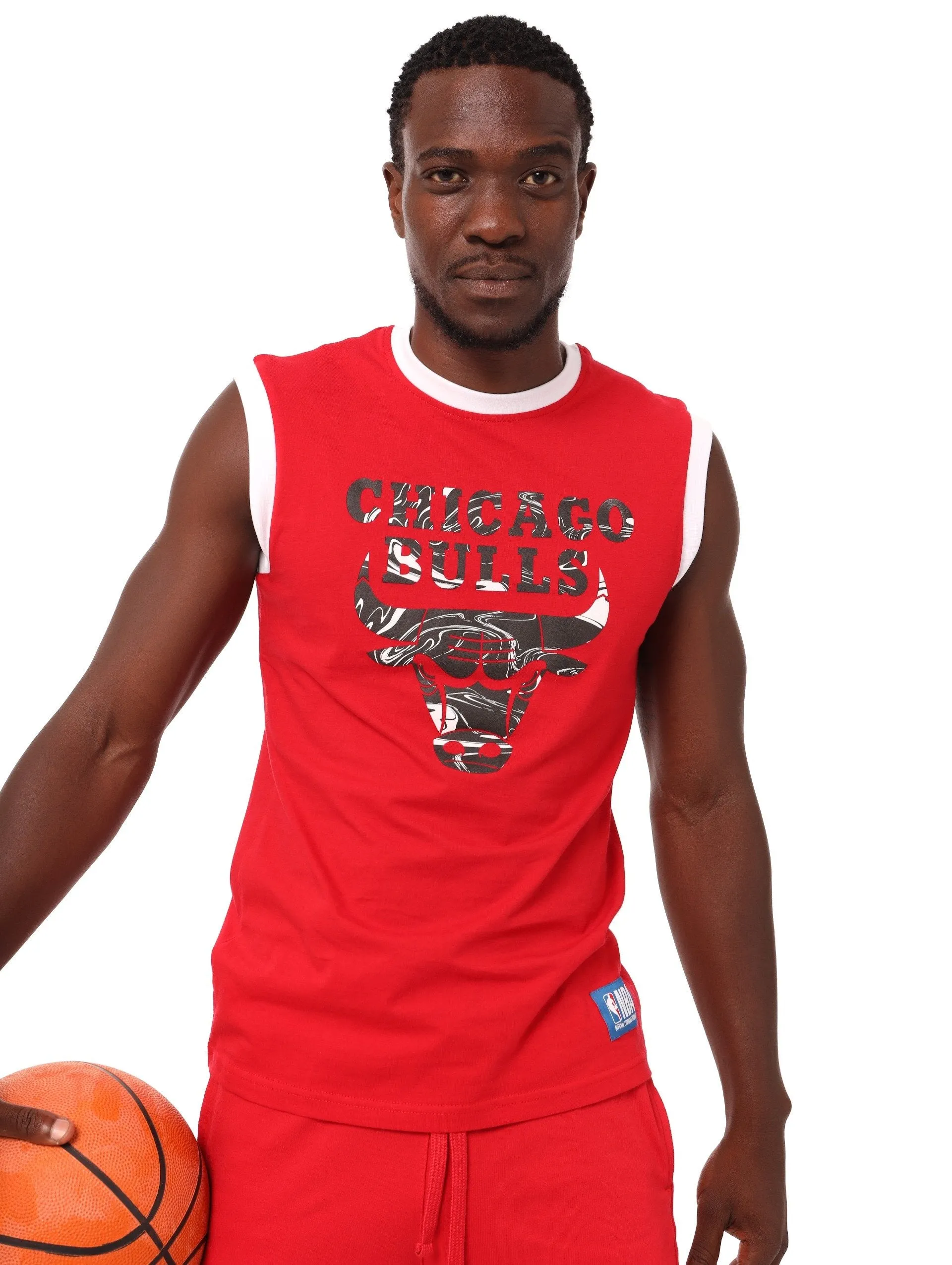 Men's Bulls Fly Squad Vest- Red