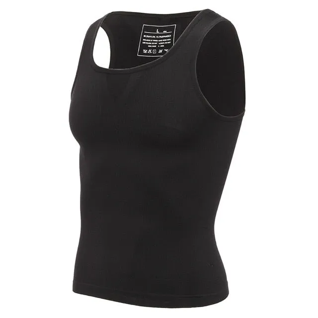 Men's Slimming Shirt Under Base Layer Weight Loss Body Shaper