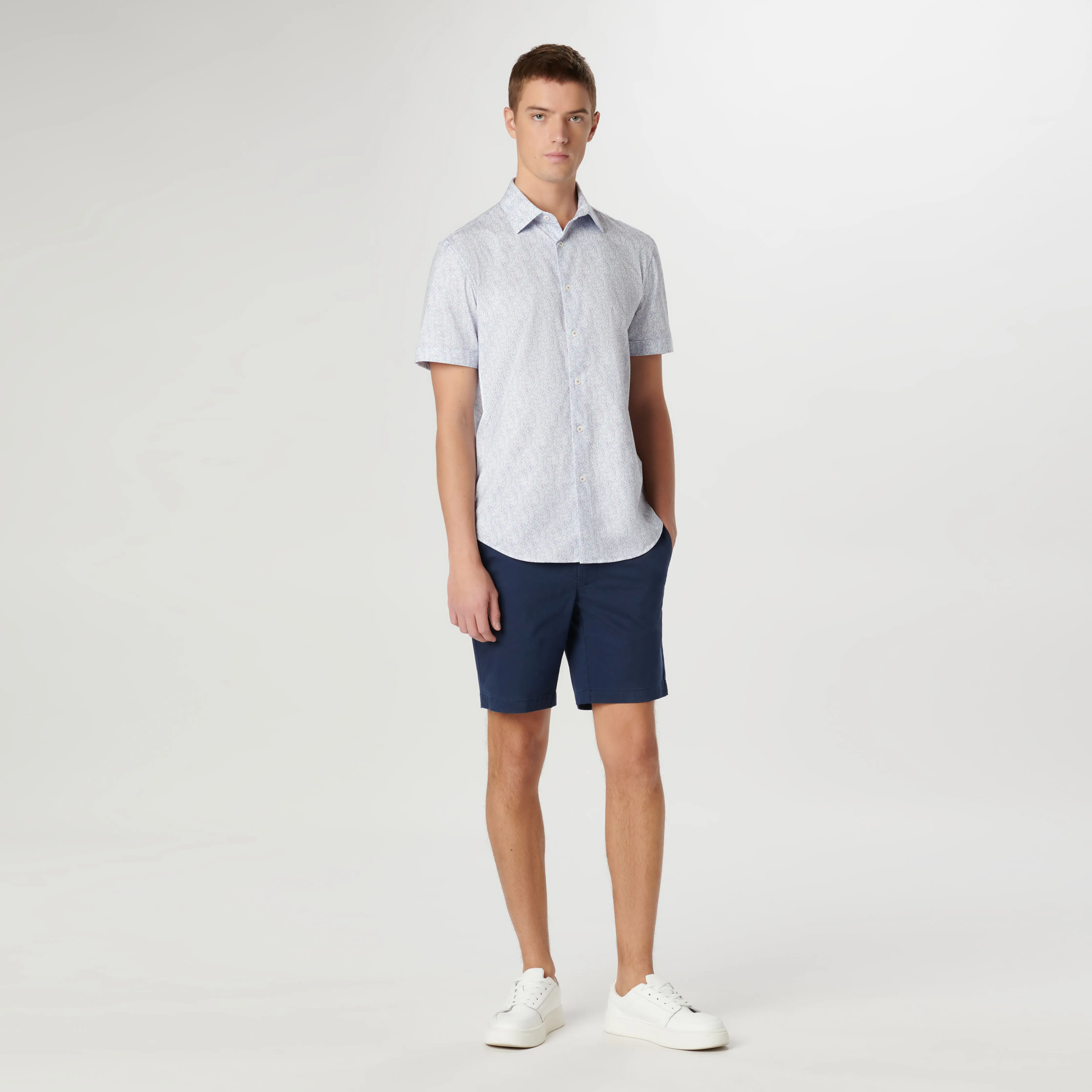 Miles Abstract OoohCotton Short Sleeve Shirt