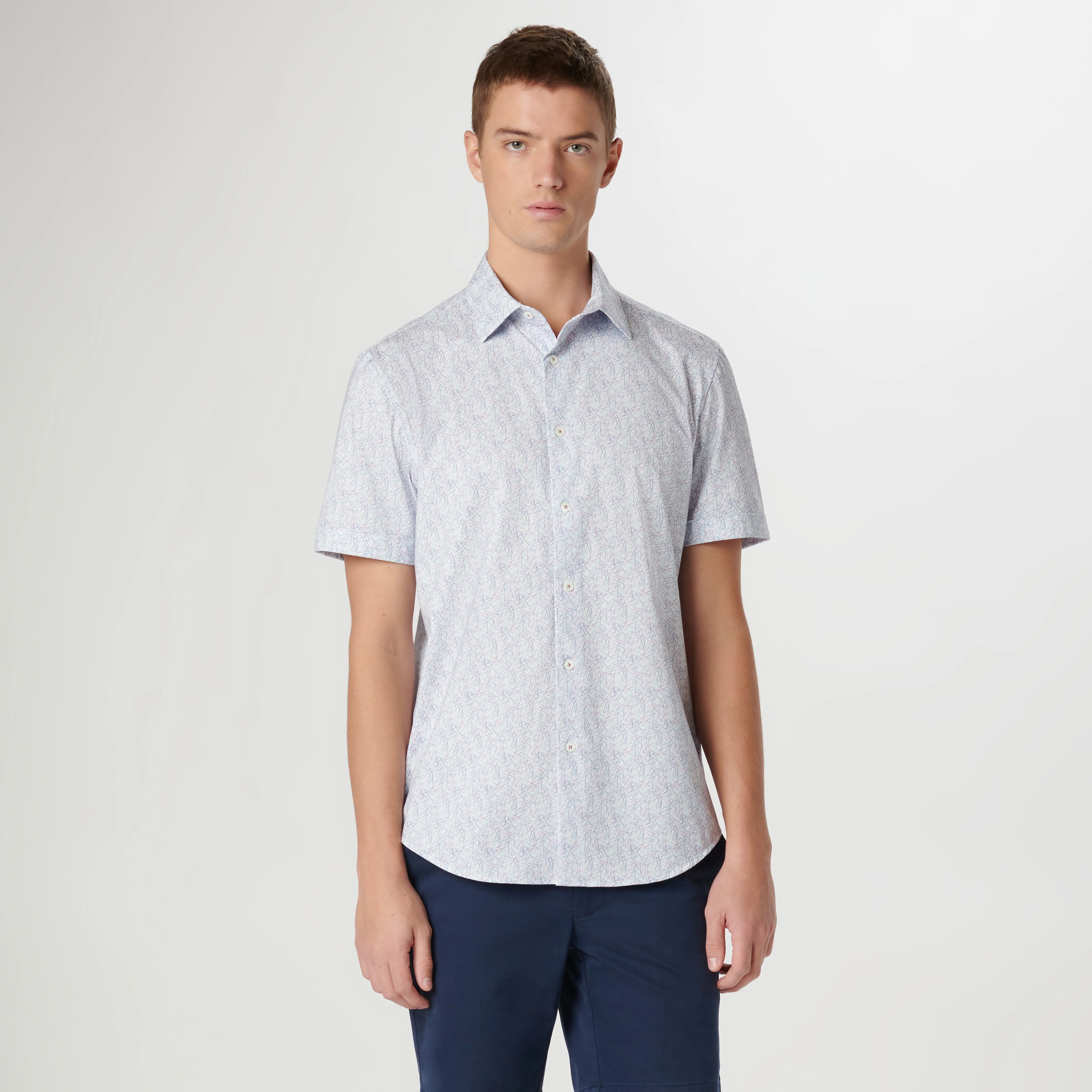 Miles Abstract OoohCotton Short Sleeve Shirt