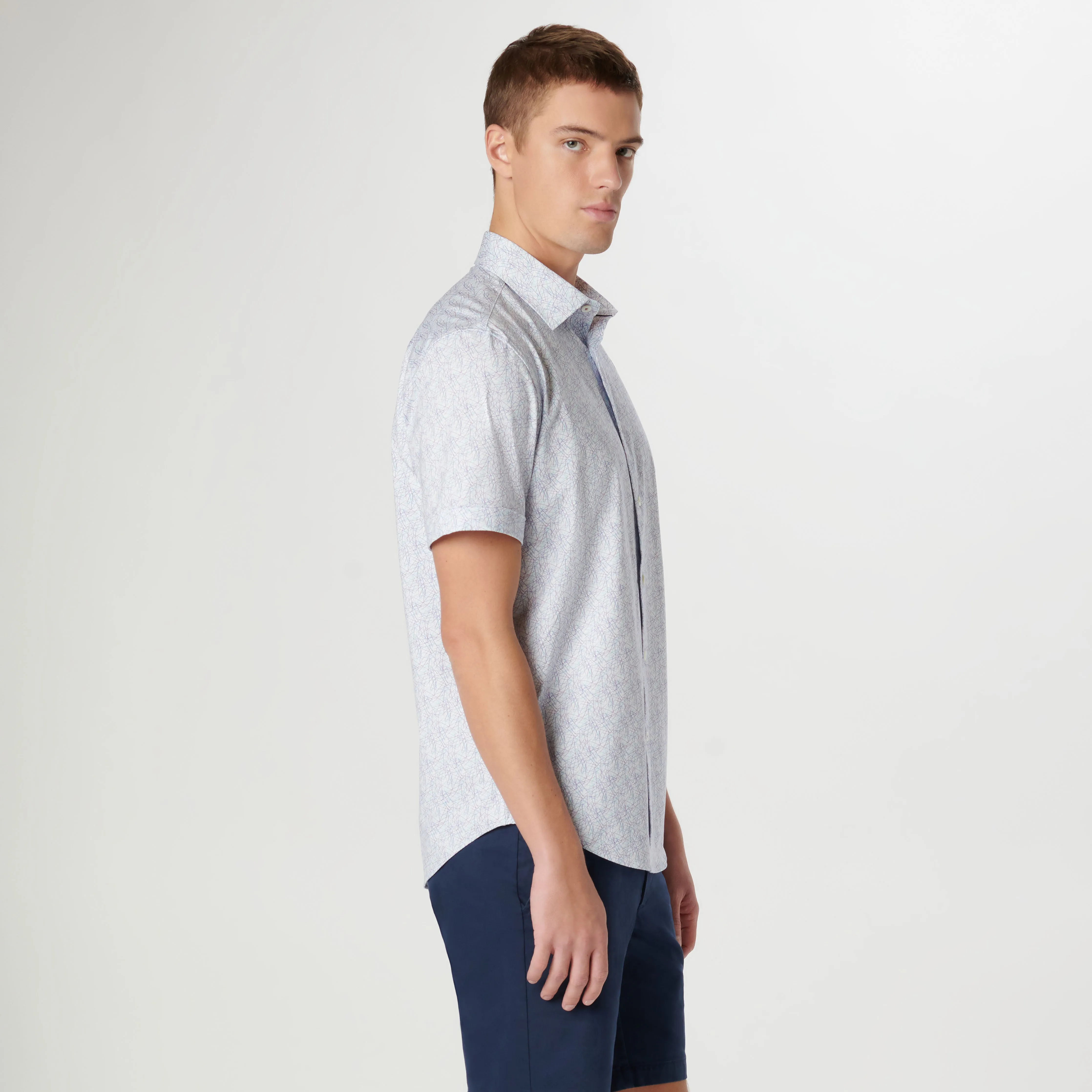 Miles Abstract OoohCotton Short Sleeve Shirt