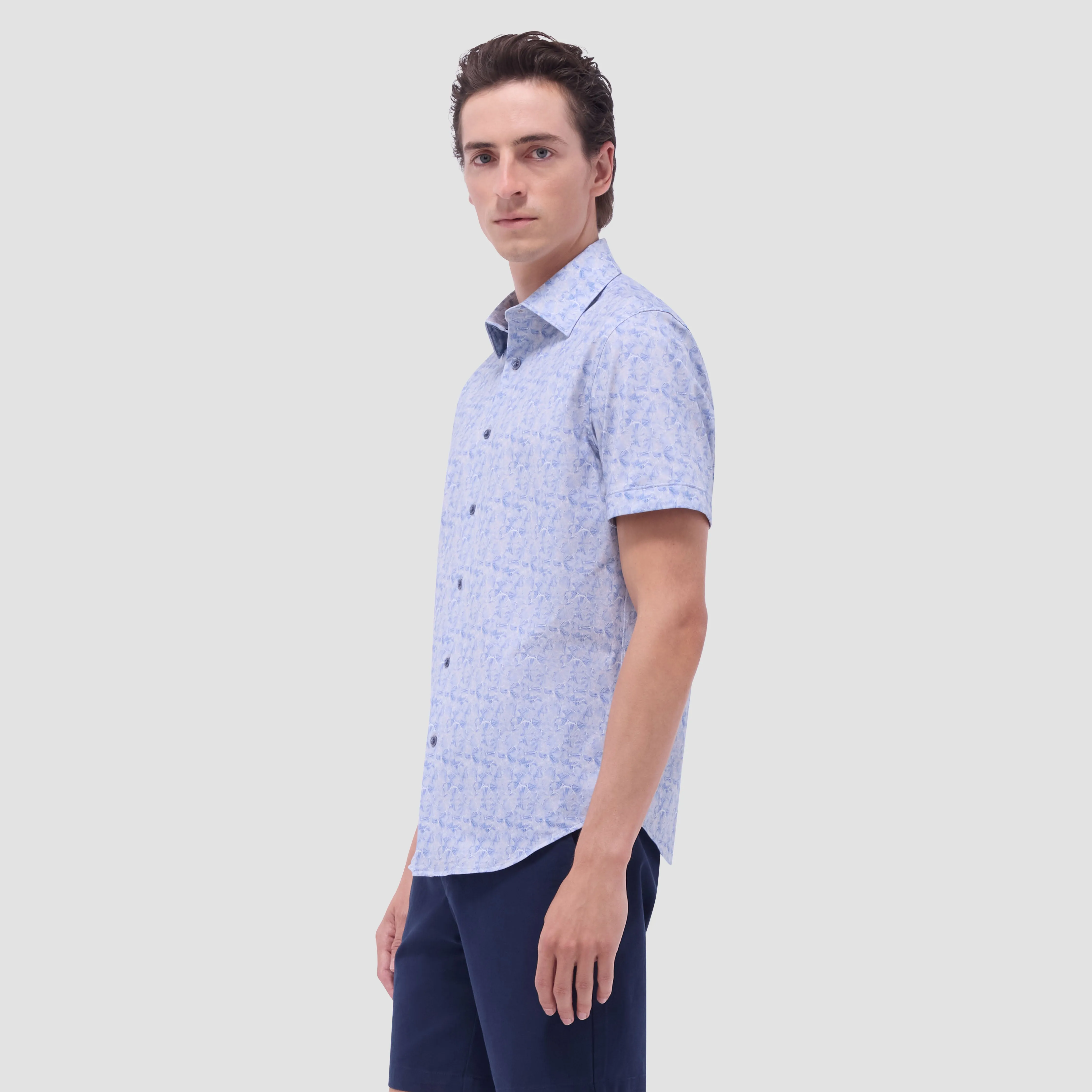 Miles Floral OoohCotton Short-Sleeve Shirt